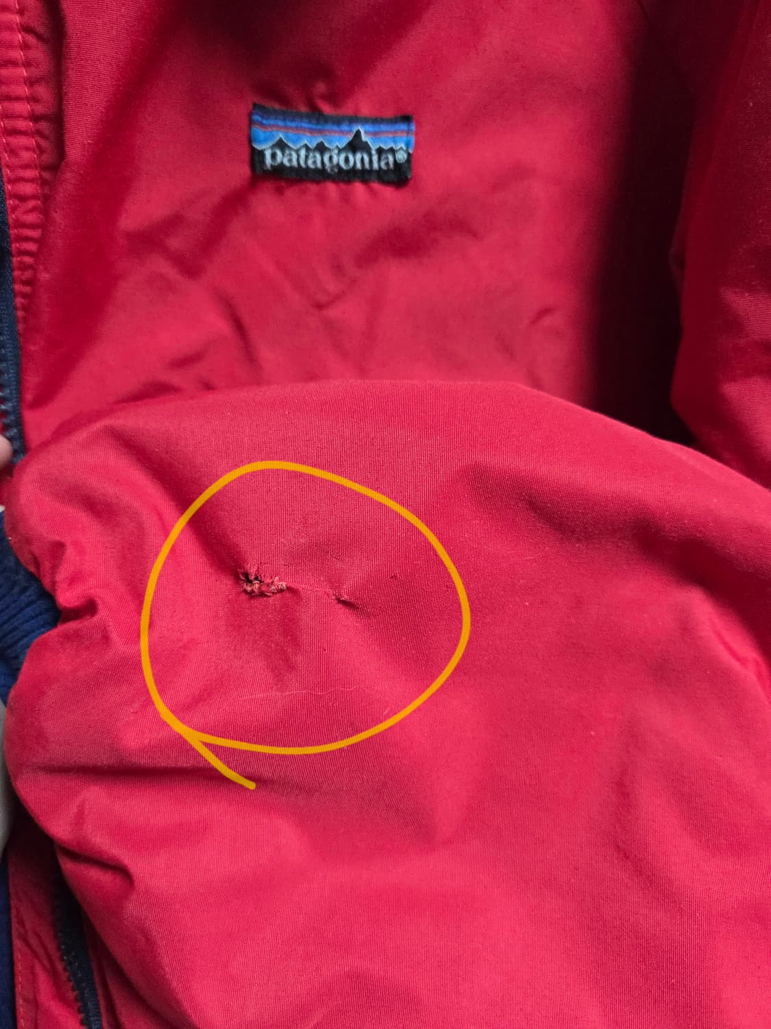 (L)파타고니아 나일론 쉘 파카 플리스 신칠라 봄버 자켓 상품이미지4