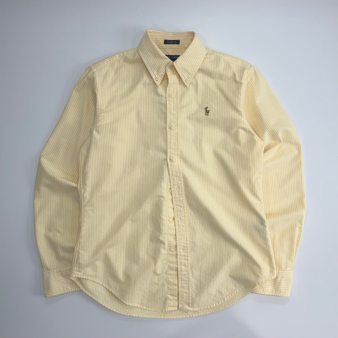 Polo 폴로 멀티포니 라이트 옐로우 스트라이프 셔츠 상품이미지3