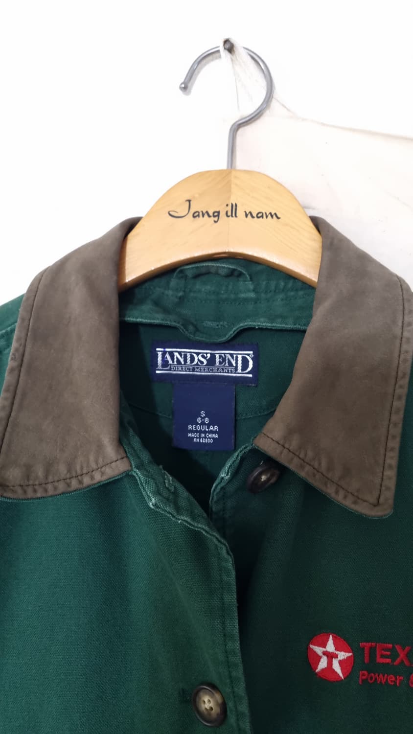 LAND'S END 90's 레더 카라 워크자켓  상품이미지3