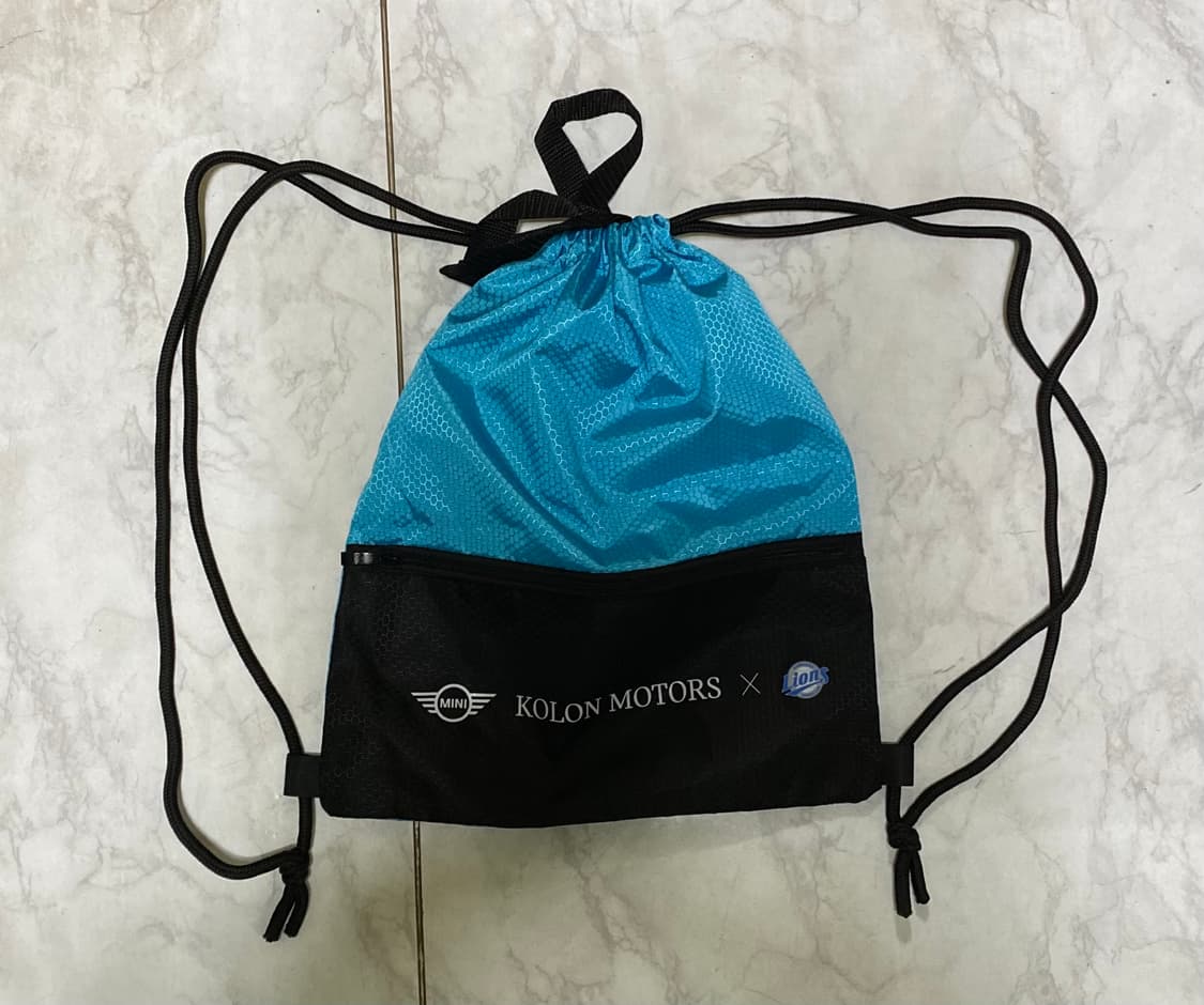 삼성라이온즈 코오롱모터스 스포츠백 짐색 상품이미지1