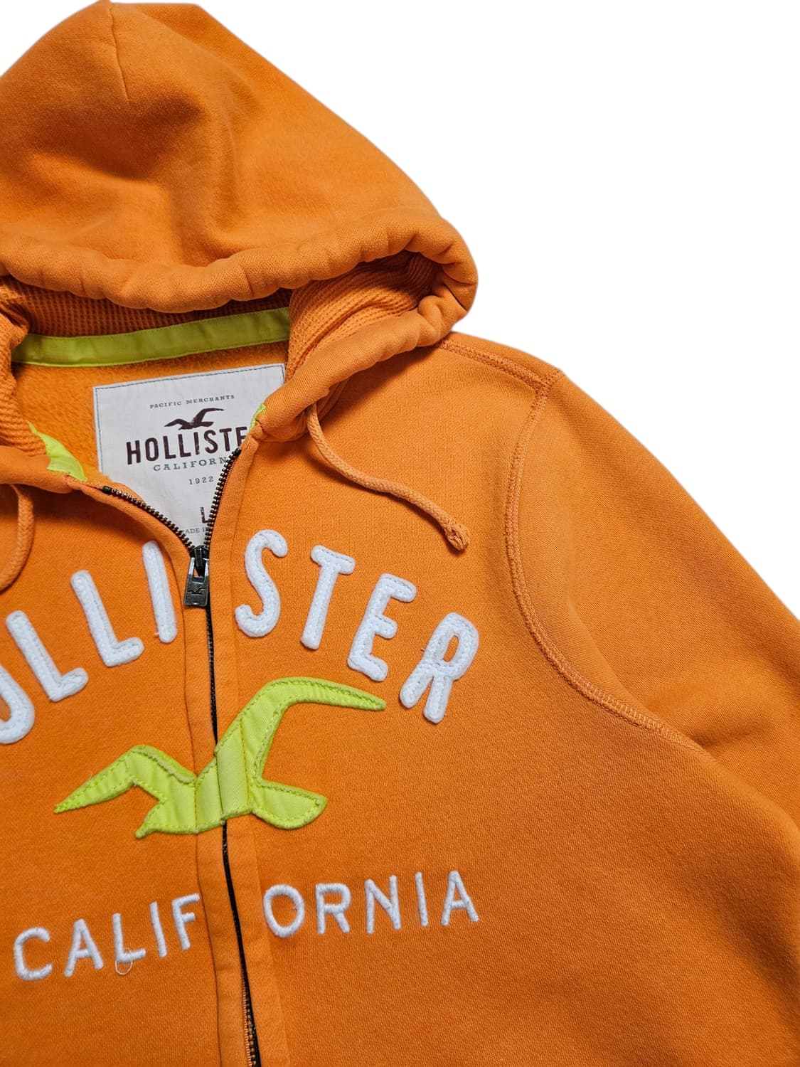 홀리스터 자수 로고 후드 집업 상품이미지5