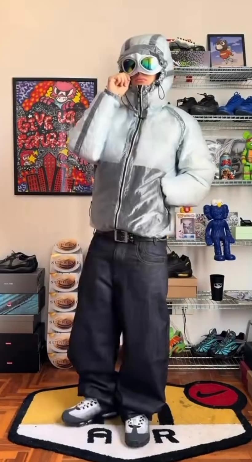 (새상품) [XL] CP 컴퍼니 x ENDCLOTHING 고글 푸퍼 패딩 상품이미지2