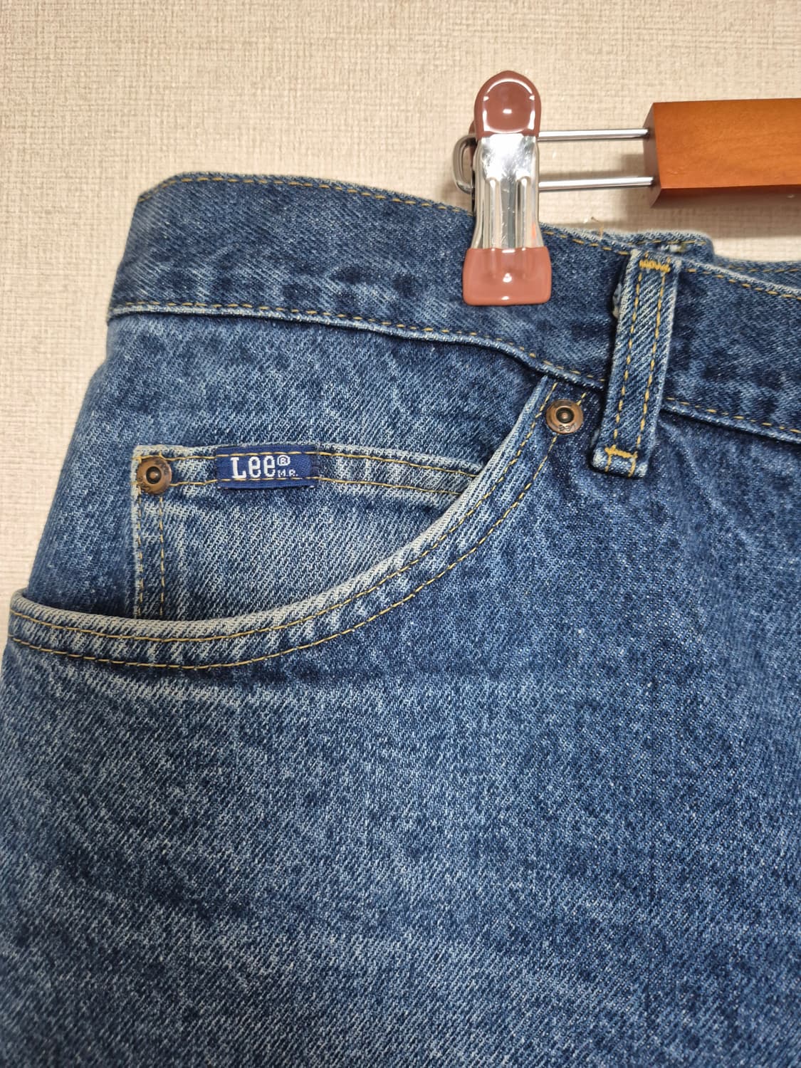 90s lee made in usa 데님팬츠 상품이미지4