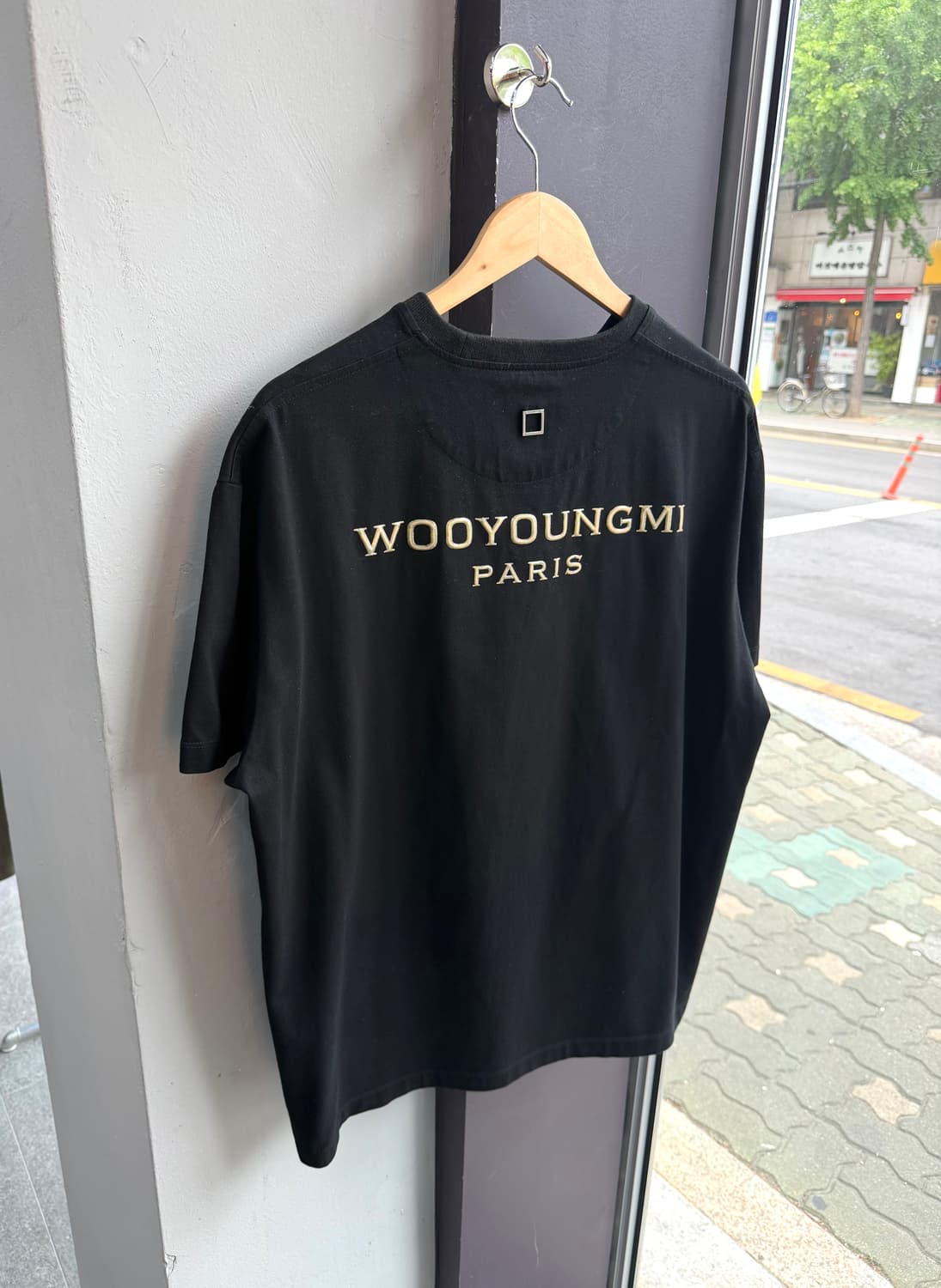 48/ 우영미 백로고 클래식 라운드 반팔 상품이미지6