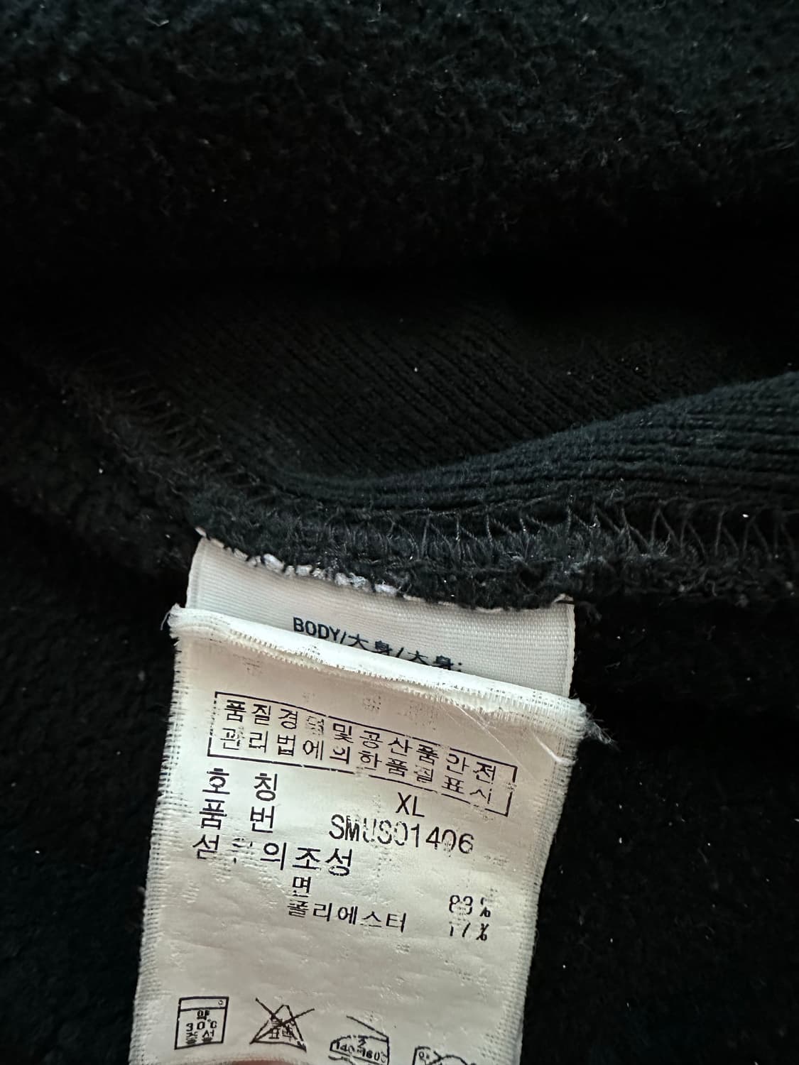 폴로 랄프로렌 빅포니 체크 후드집업 블랙 상품이미지5