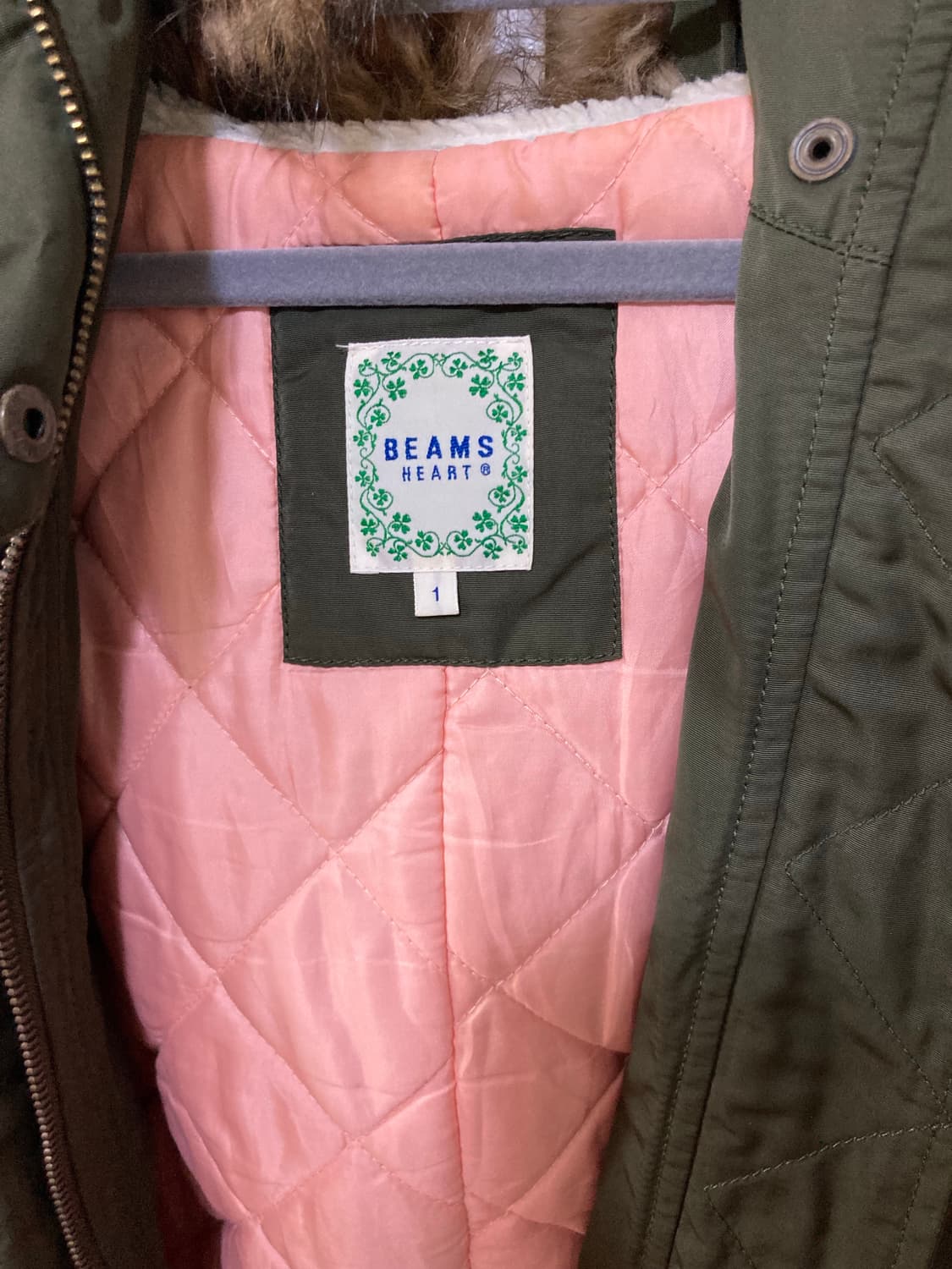 빔즈 하트 퍼 야상 상품이미지2