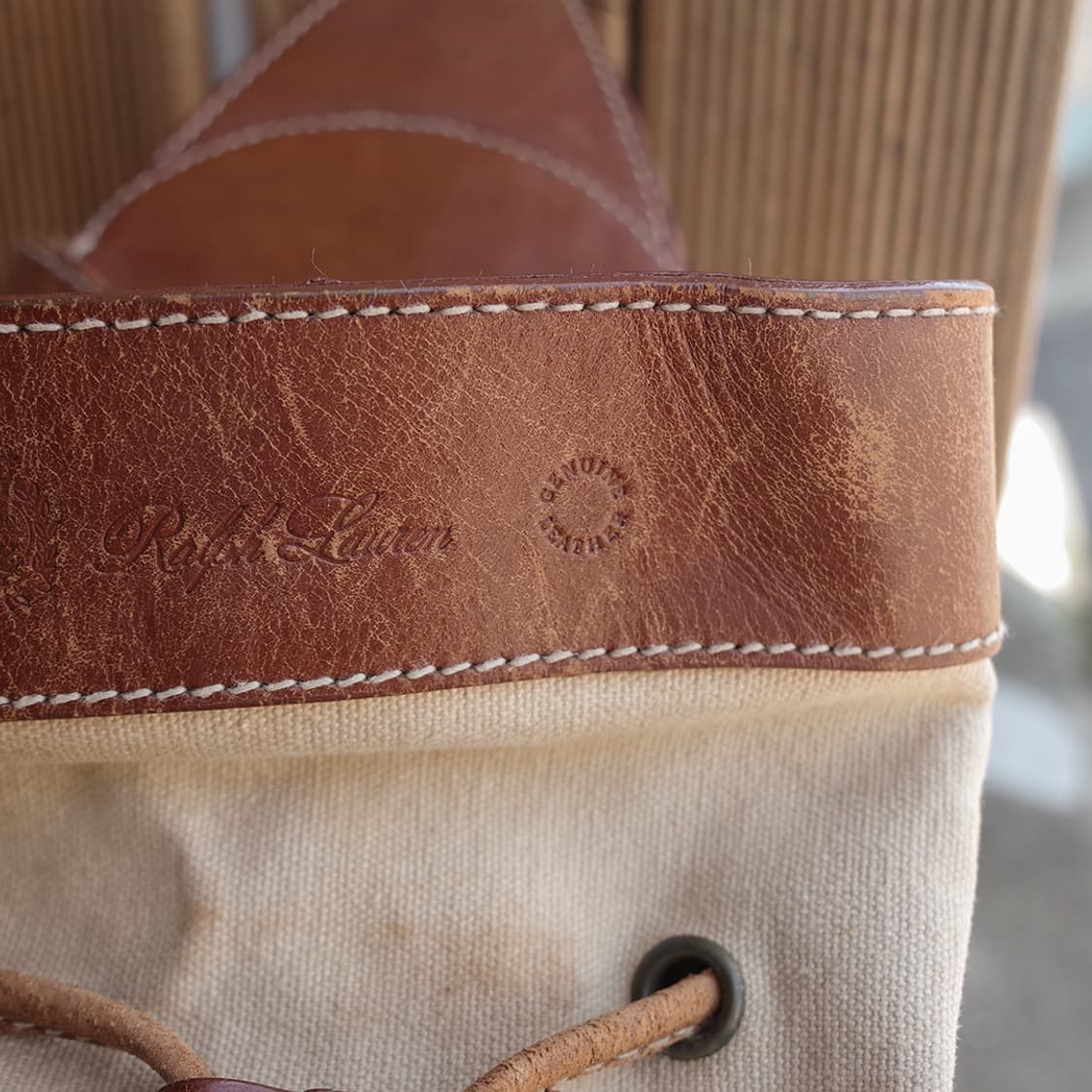 80~90’s PRL Canvas 1-Shouler Bucket Bag 상품이미지9