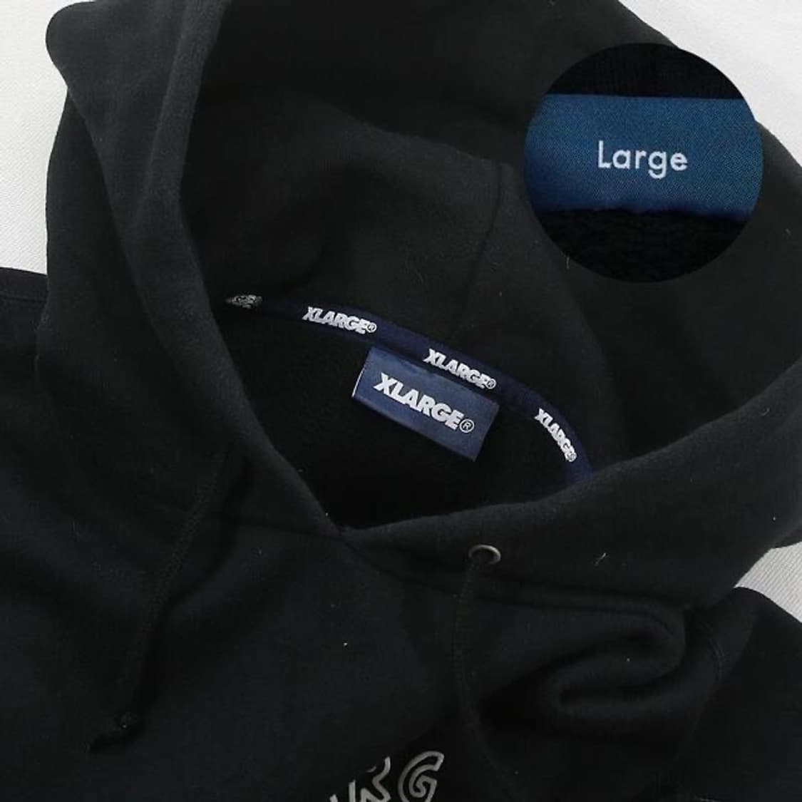 (착용컷) XLARGE 프린팅 후드 티셔츠 (100) 상품이미지6