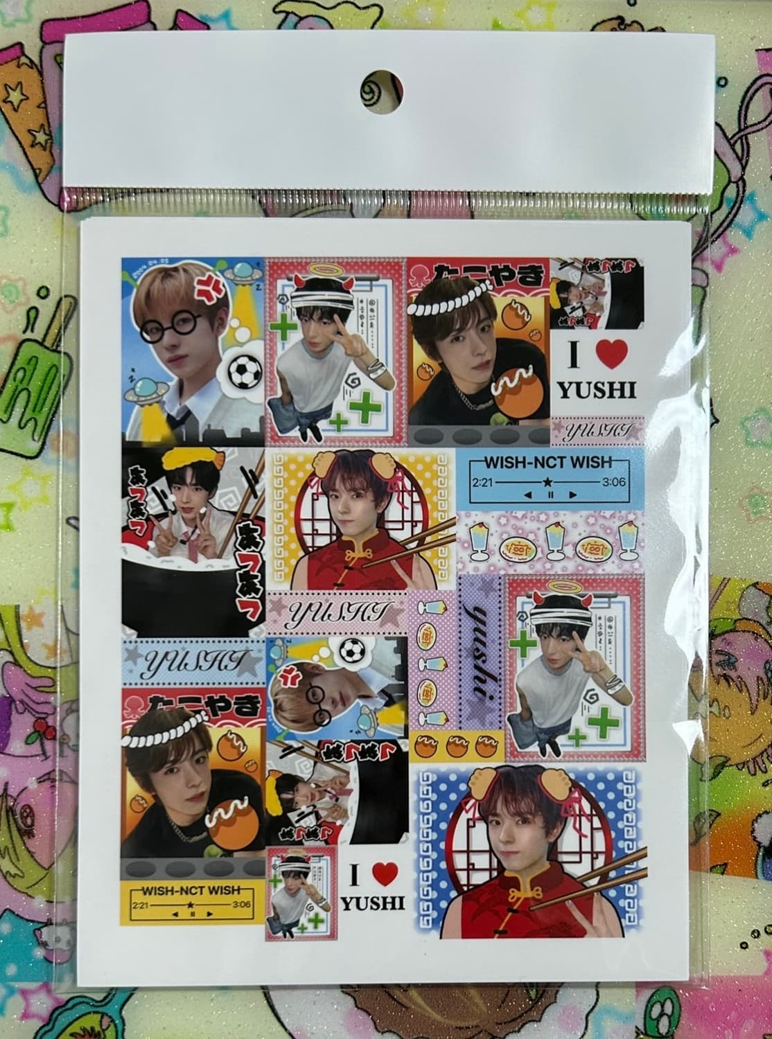 엔시티 위시 비공굿 일괄 (스티커, 증사) 상품이미지5