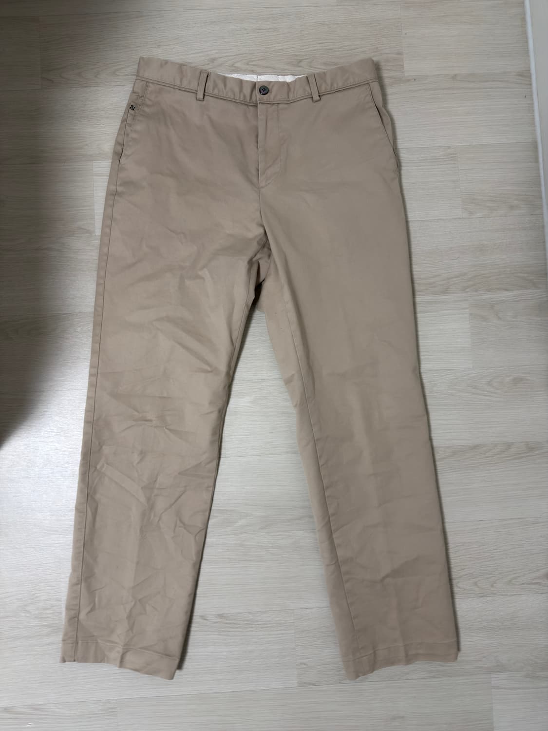 라이즈앤빌로우 어센틱 수피마 265 레귤러 스트레이트 치노 팬츠 카키32 상품이미지1