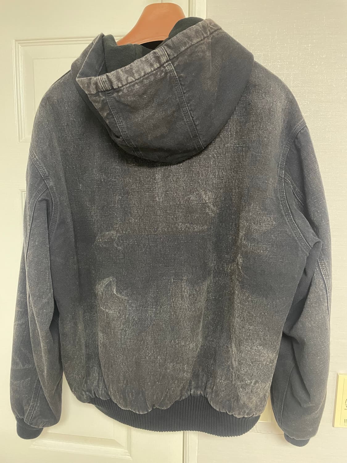 [2] 급처 아프레쎄 실크 린넨 후드 파카 상품이미지4