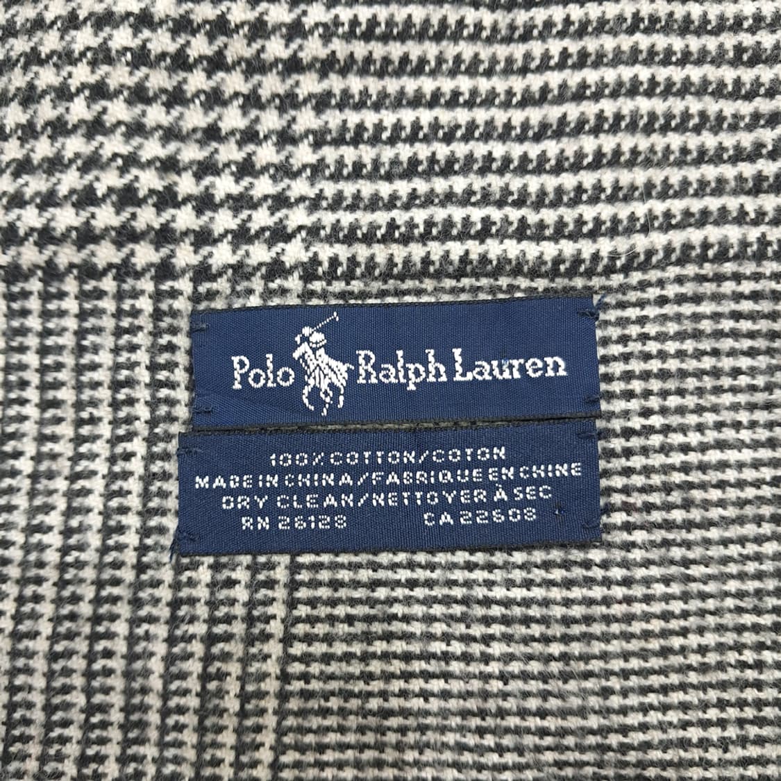 MX146 폴로 랄프로렌 프린스오브웨일즈 코튼 스카프 숄 머플러 상품이미지5