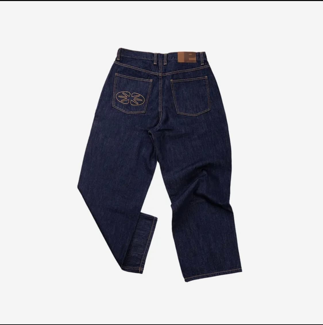 ERTR relaxed raw denim pants (indigo) 상품이미지1