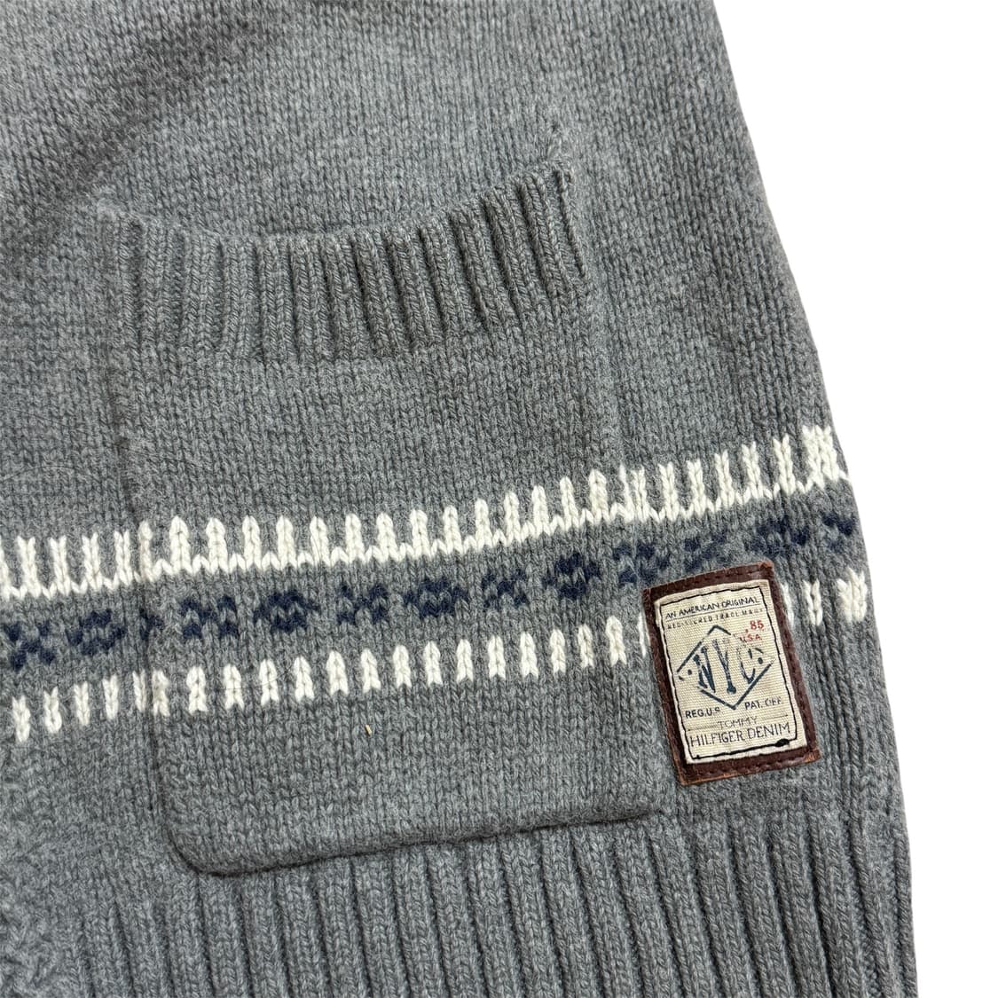 [XS] 타미힐피거 엘보우 패치 니트 가디건 상품이미지6