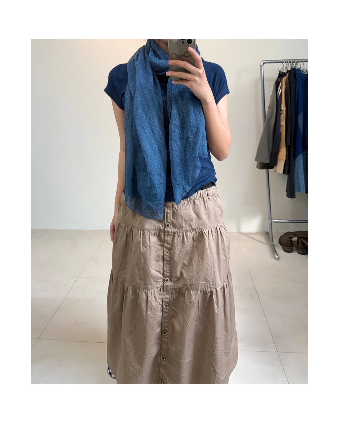 도트 머플러 상품이미지4