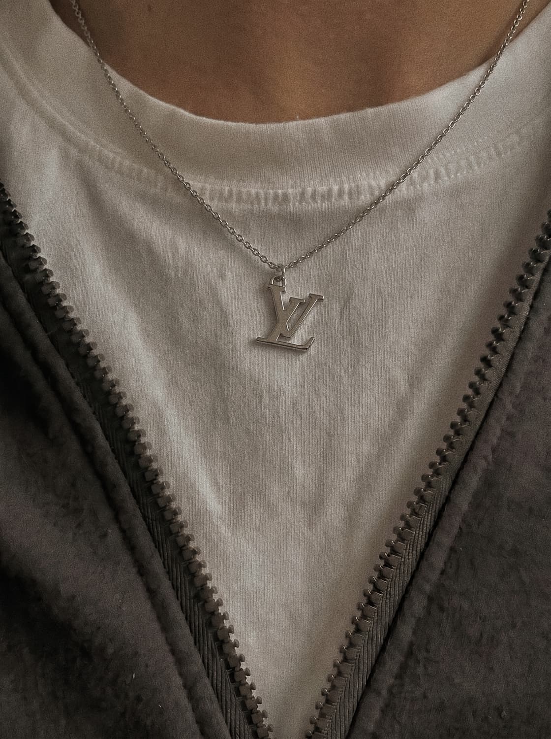 루이비통 정품 빈티지 목걸이 업사이클링 써지컬 남자 커플 상품이미지1