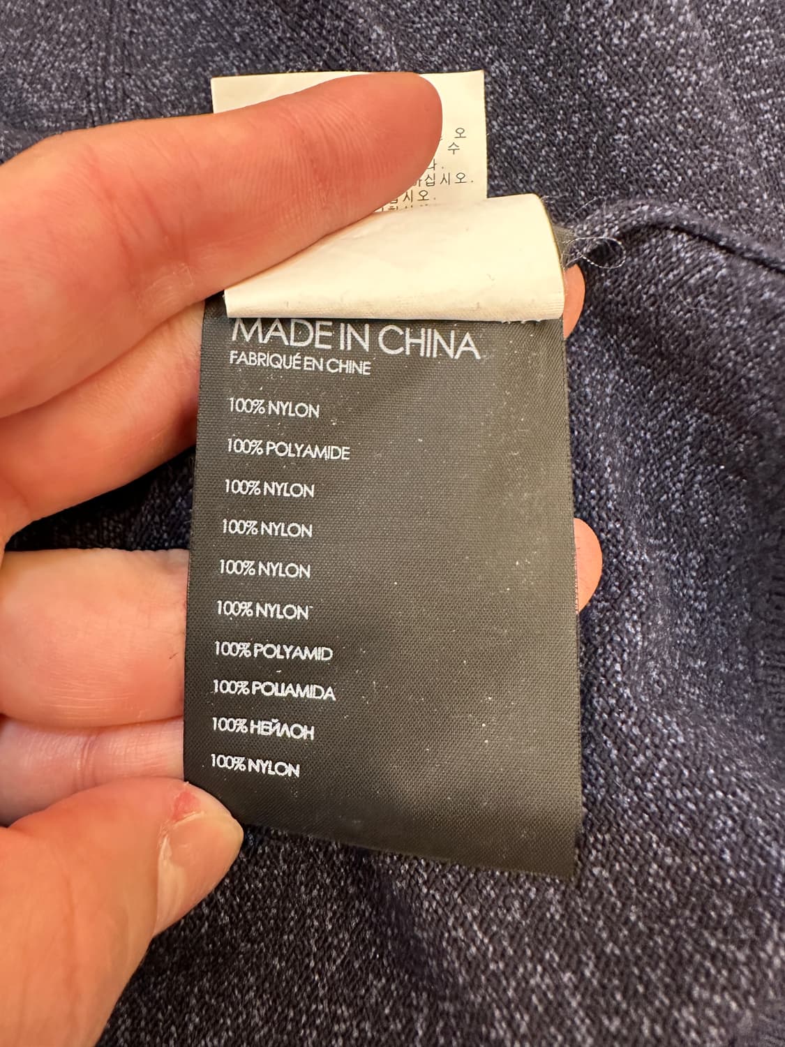 L) 클럽 모나코 네이비 얇은 라운드 티셔츠 상품이미지5