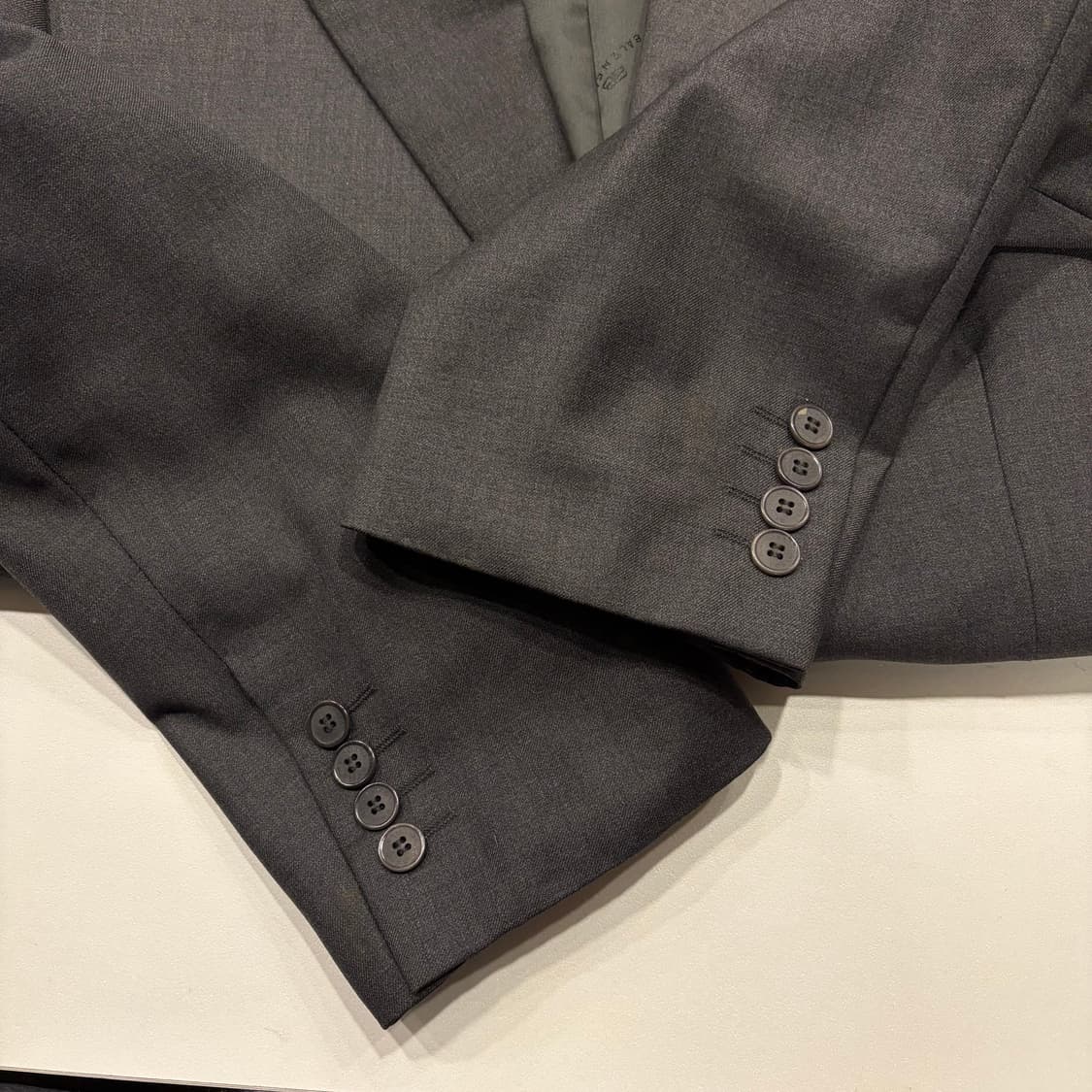 발렌시아가 뿌르옴므 빈티지 그레이 남성 정장 자켓 B697 상품이미지5