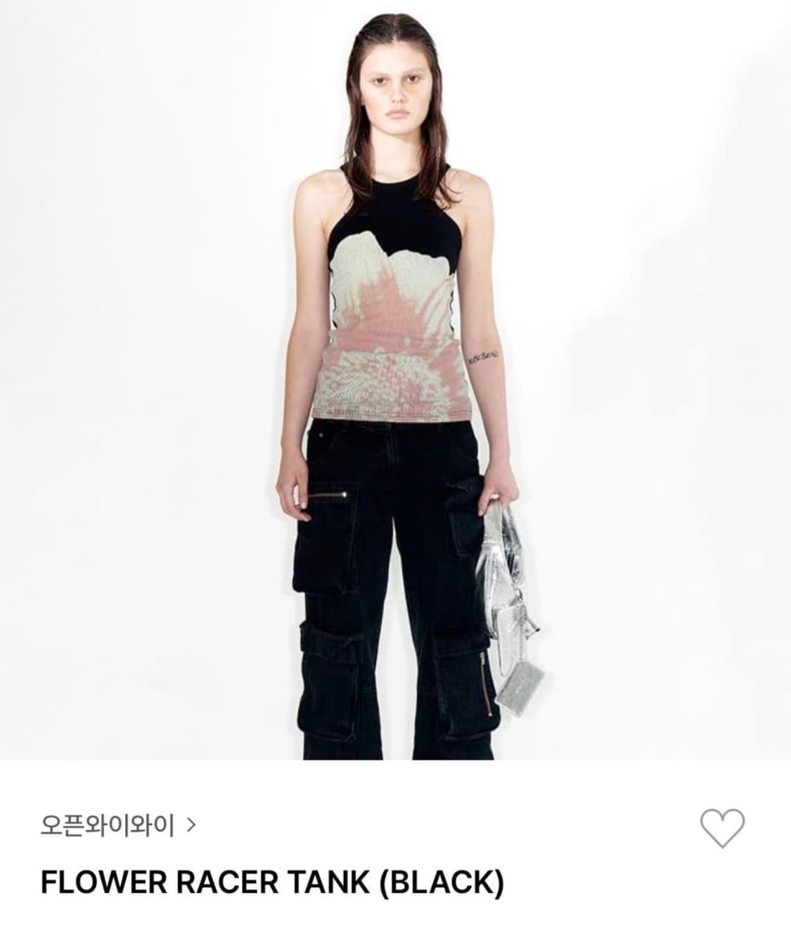 오픈와이와이 플라워 탱크 나시 2 상품이미지2