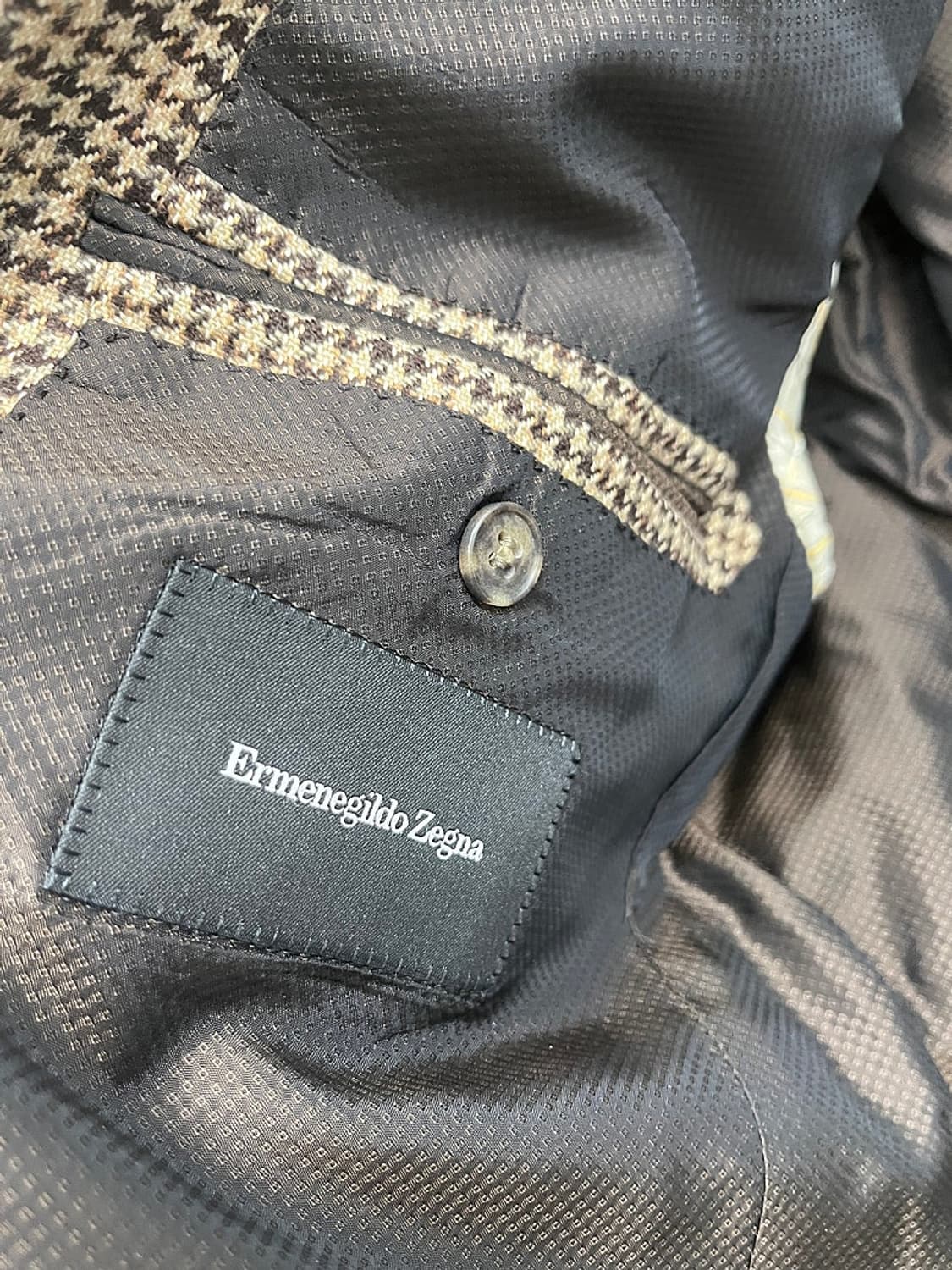 95-100) 에르메네질도제냐 캐시미어 건클립 자켓  상품이미지8
