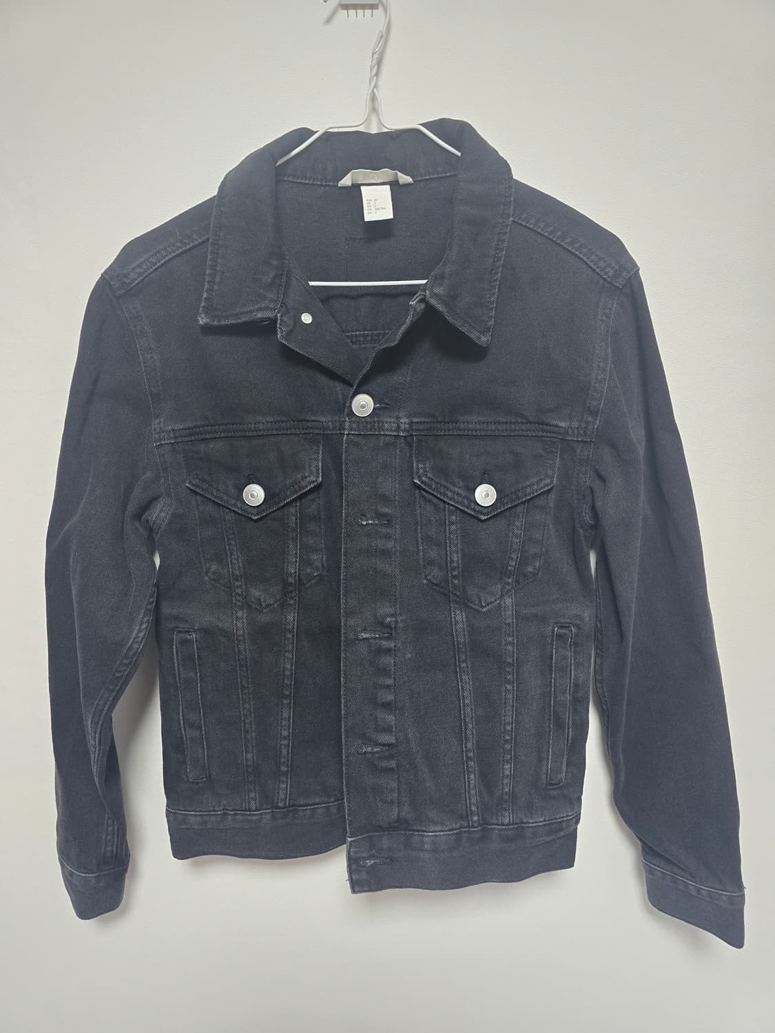 H&M 데님 트러커 재킷 (블랙) 상품이미지1