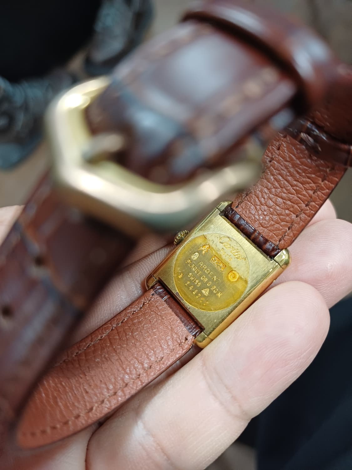 까르띠에 머스트 탱크 빈티지 워치 시계 상품이미지3