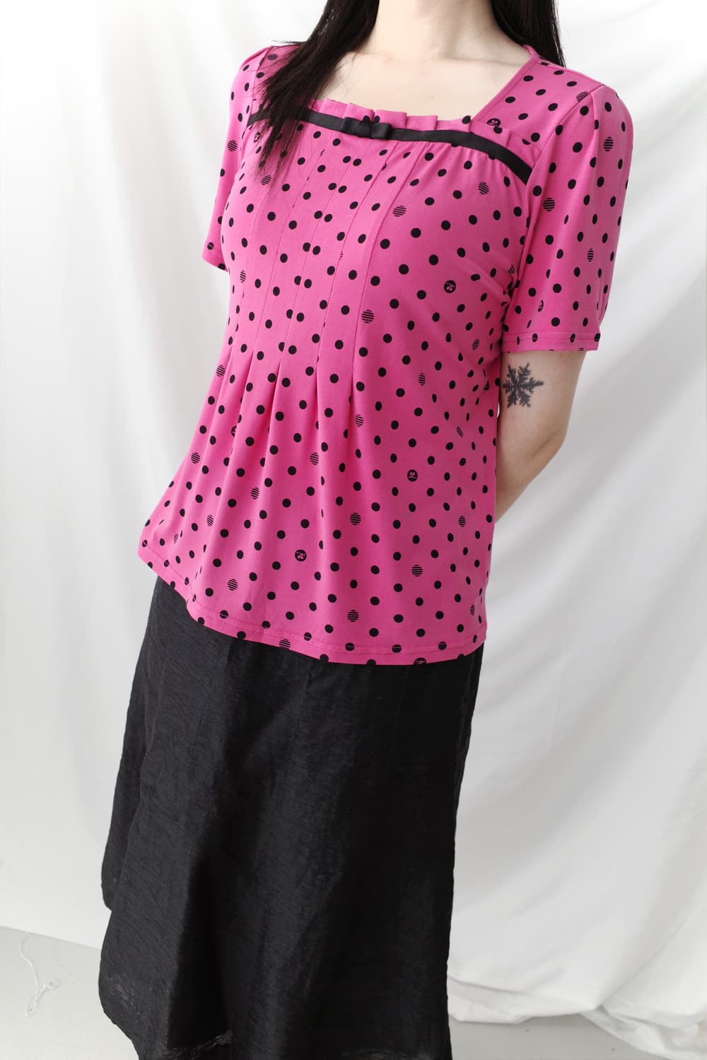 Courreges) logo dot half T  상품이미지3