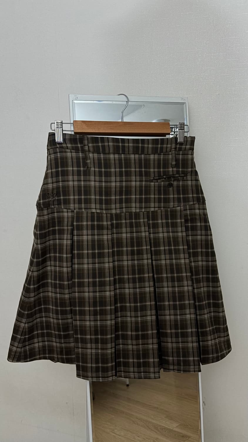 팬시클럽 체크 스커트 상품이미지3