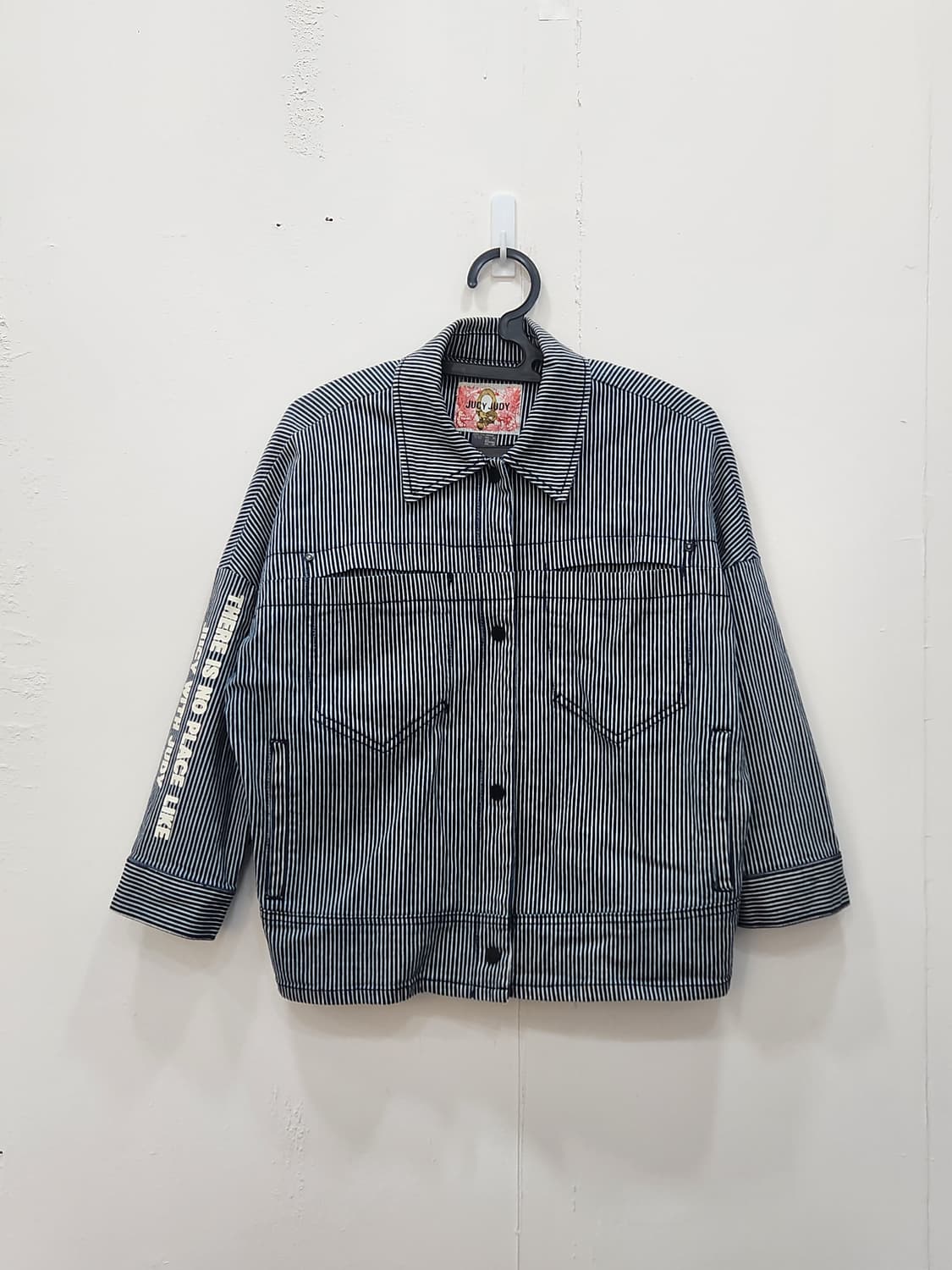 [85] 쥬시쥬디 스트라이프 네이비 코튼 점퍼 85사이즈 상품이미지1