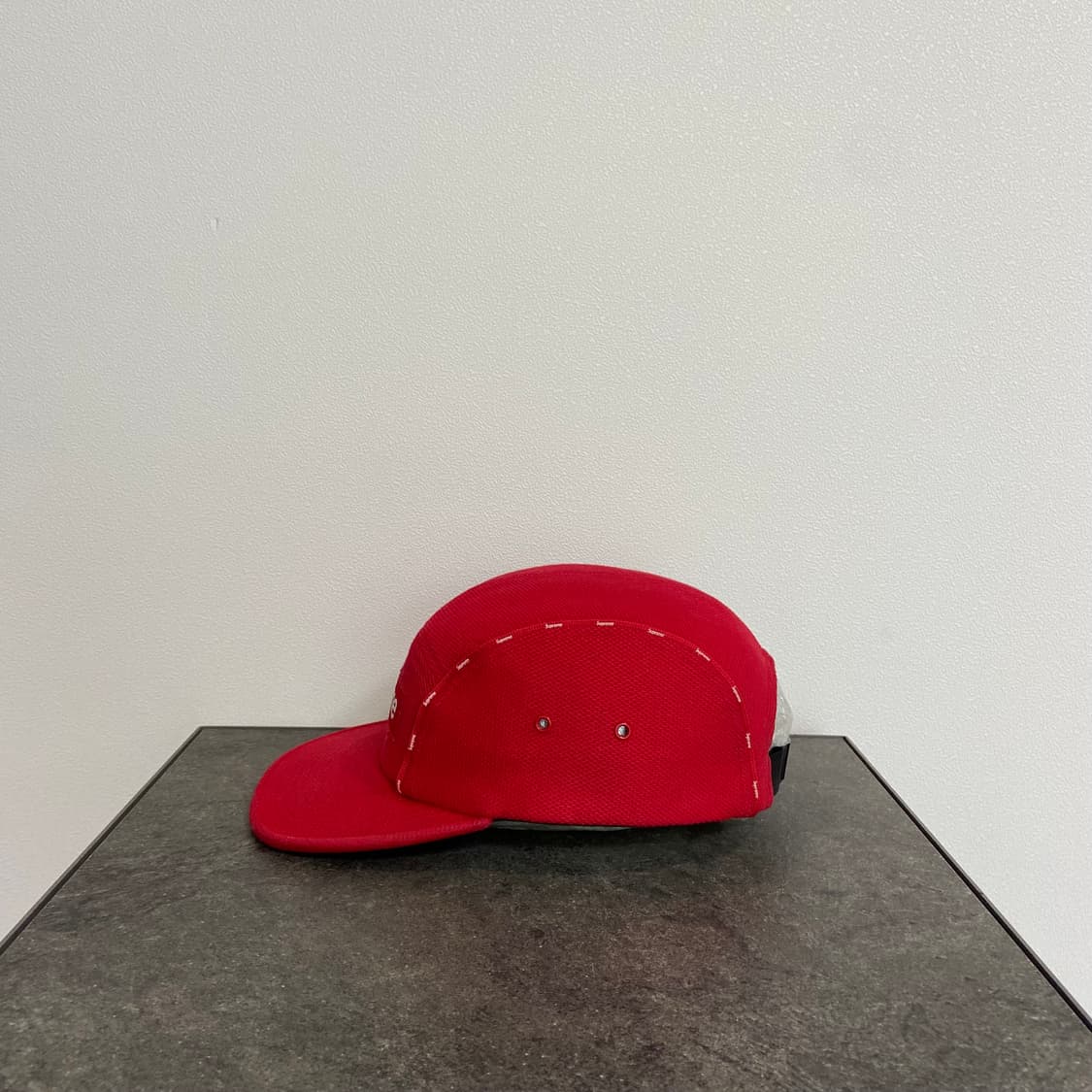 슈프림 레드 박스로고 캠프캡 모자 상품이미지2
