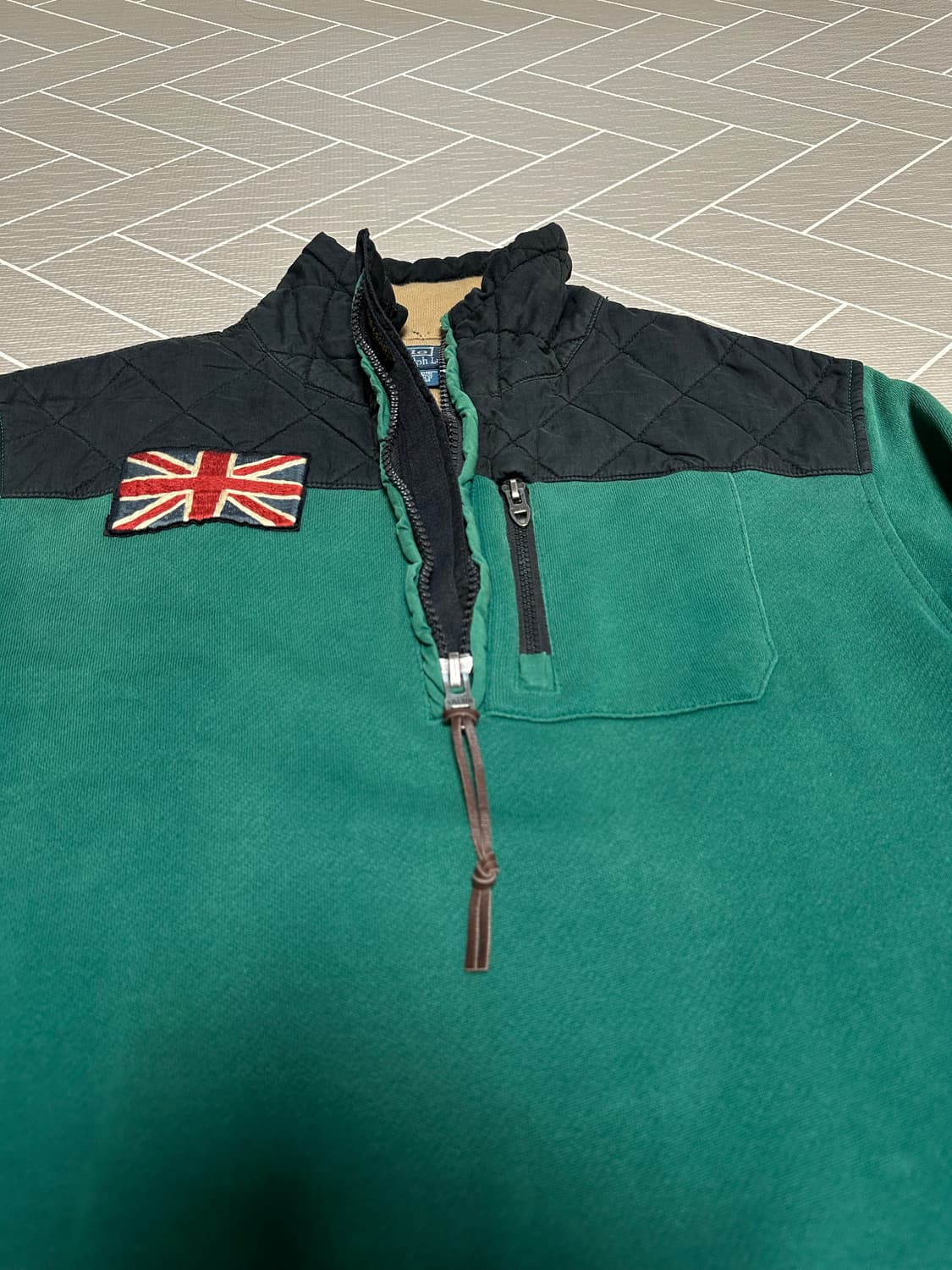 폴로 유니언잭 하프집업 스웻셔츠 상품이미지2