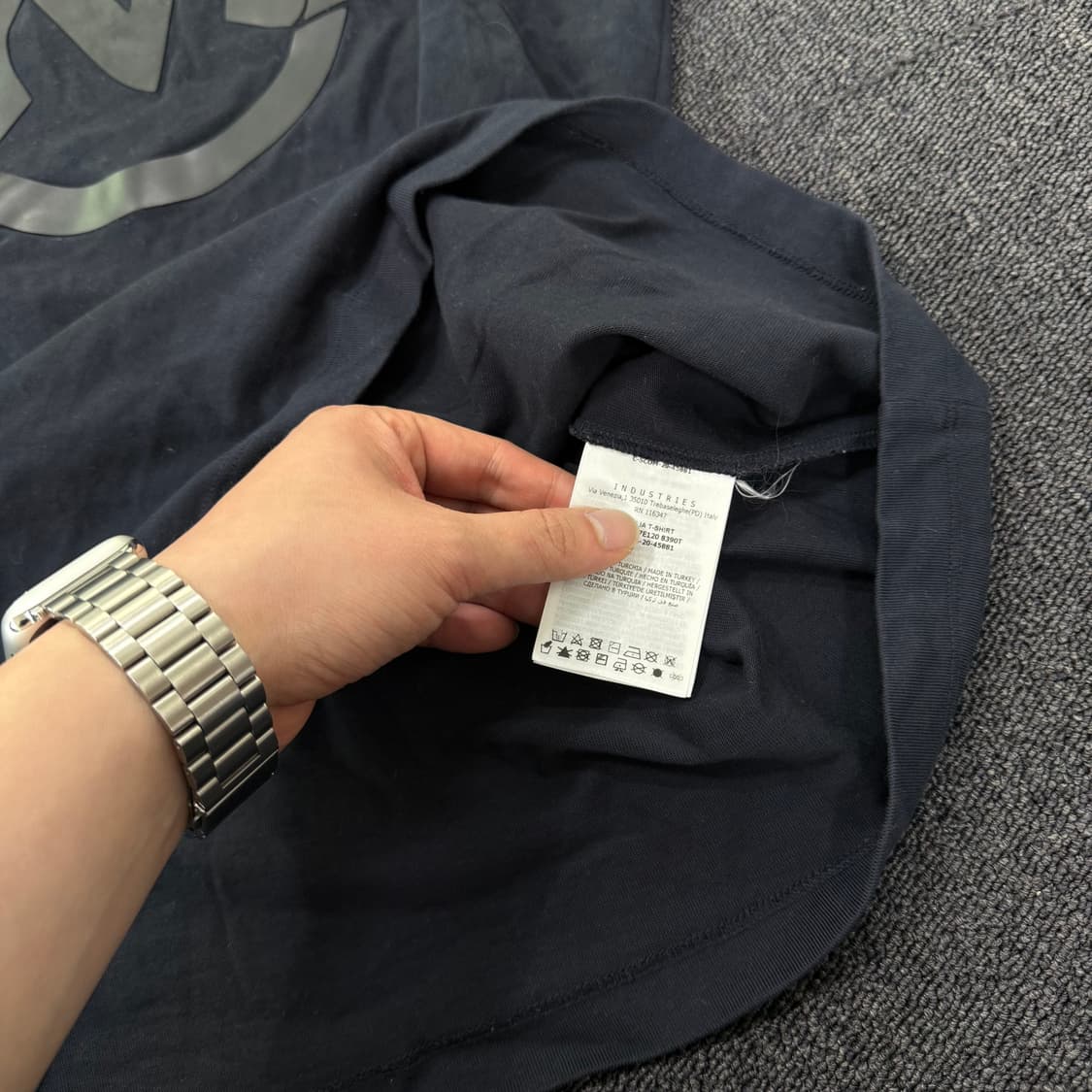 몽클레어 고무 로고 반팔티  상품이미지9