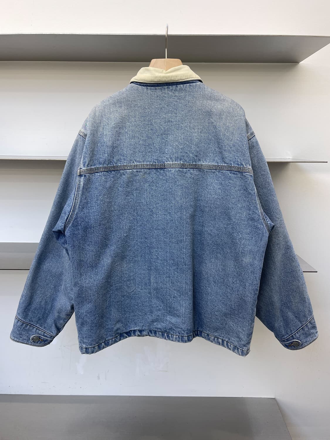 WDR 90s 퀄티드 데님 초어 자켓 상품이미지4