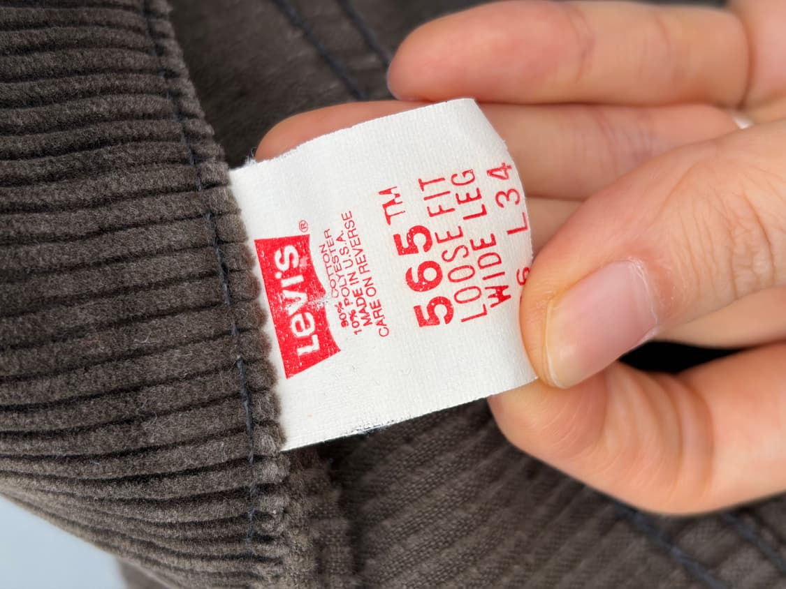 90s 리바이스 565 코듀로이 상품이미지4