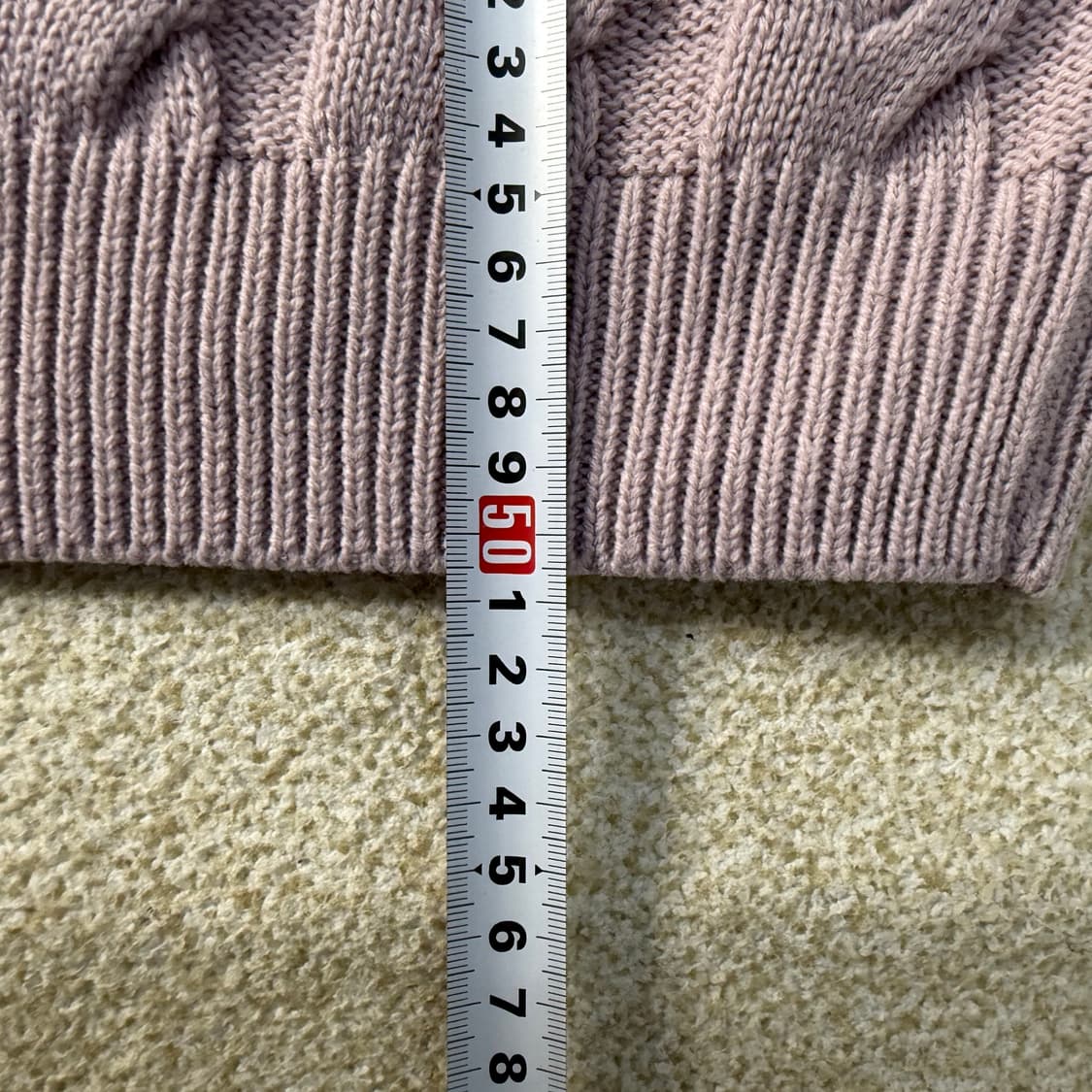 M 미쏘 여성 크롭 케이블 니트 0225T1 상품이미지6