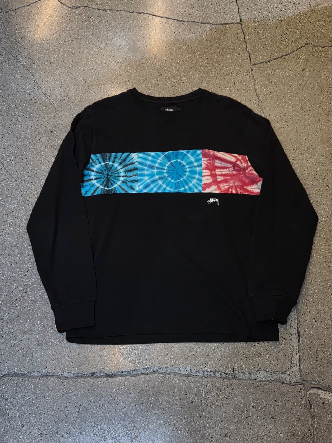 Stussy 스투시 타이다이 블랙 롱슬리브 상품이미지4