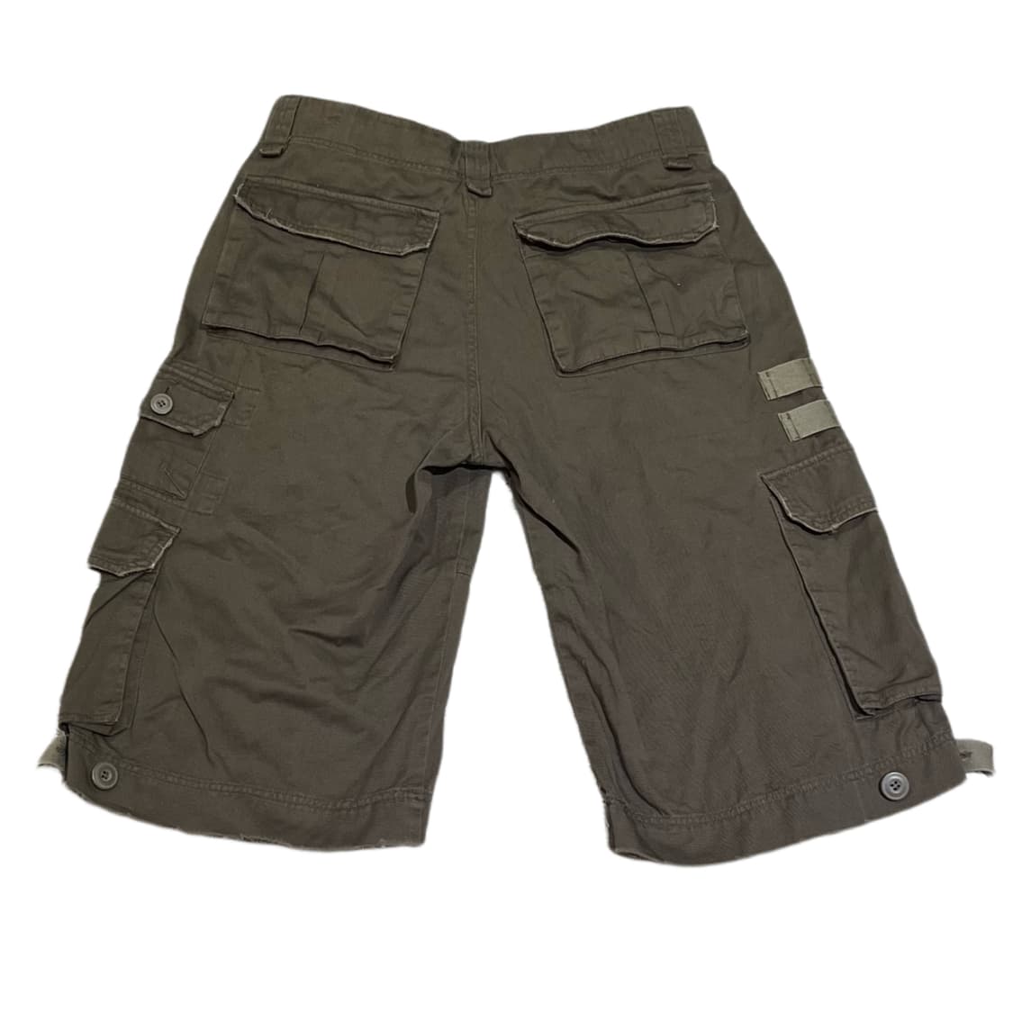 브라운 카고 스트랩 디테일 하프팬츠 상품이미지4