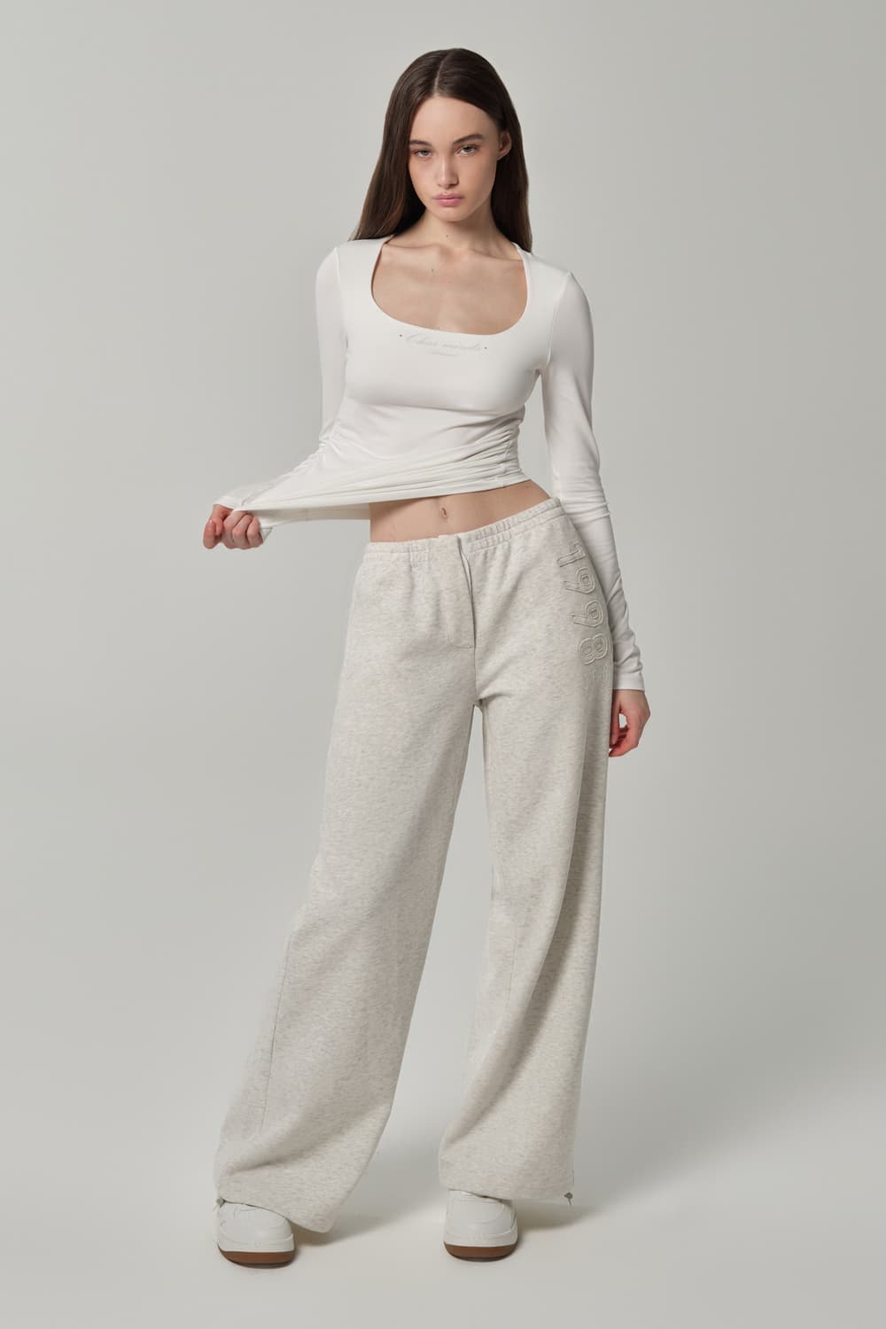 새상품) 클리시어 클리어 마인드 스퀘어 탑 + 1998 클럽 팬츠 셋업 상품이미지2