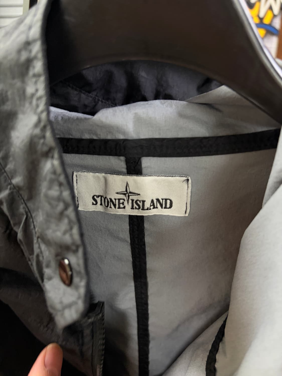 스톤아일랜드 멤브라나 3l tc 바람막이 자켓 XL(거의 새제품) 상품이미지3