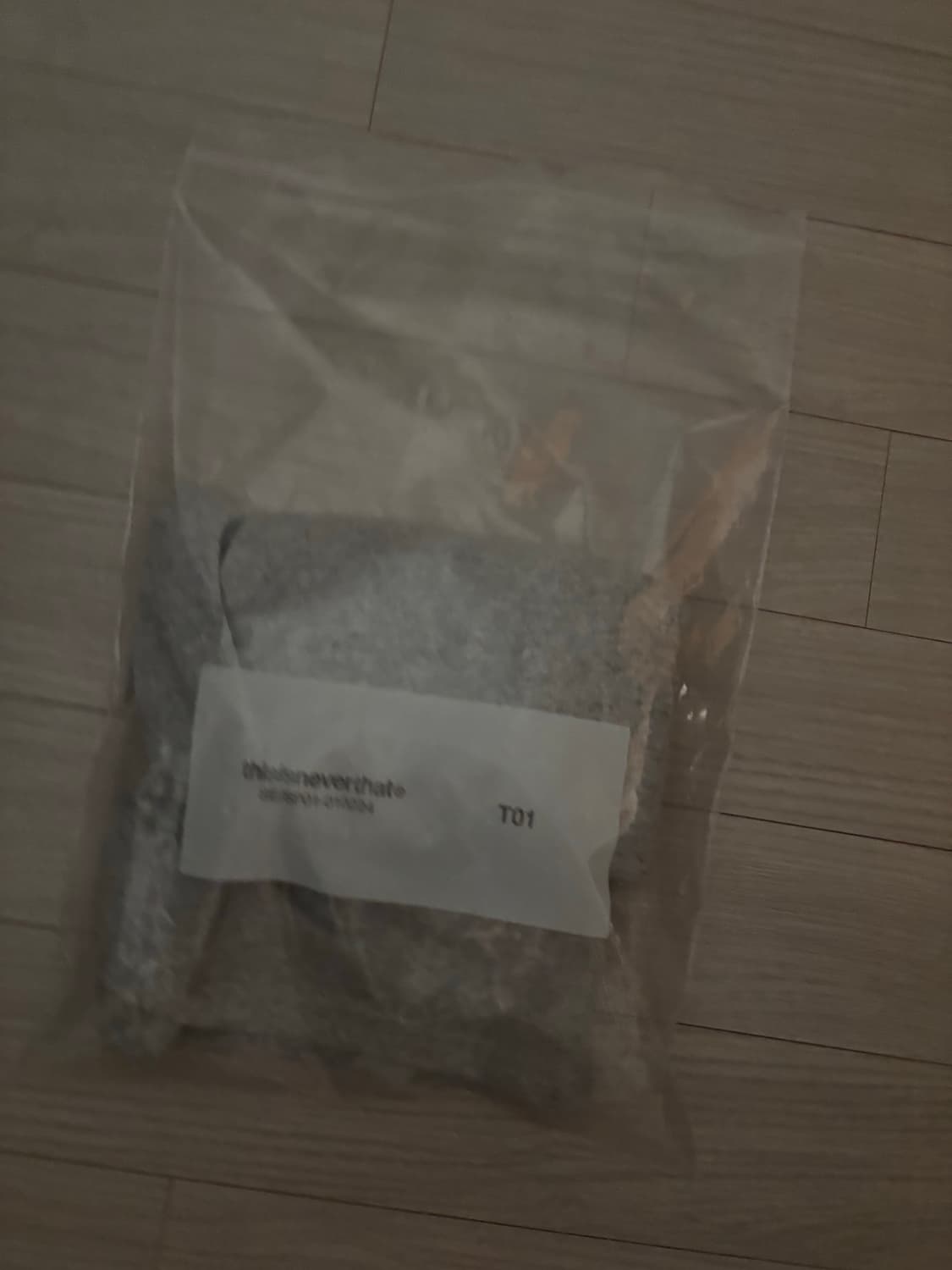 디스이스네버뎃 반팔 그레이 L 상품이미지2