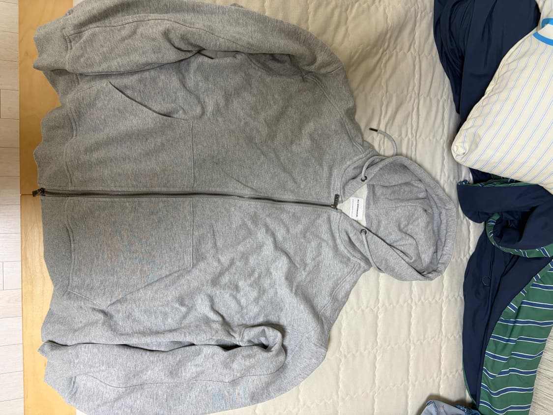 디미트리블랙 ASI 포시즌 에센셜 후드 집업_스웻 멜란지 2(L) 팝니다 상품이미지1