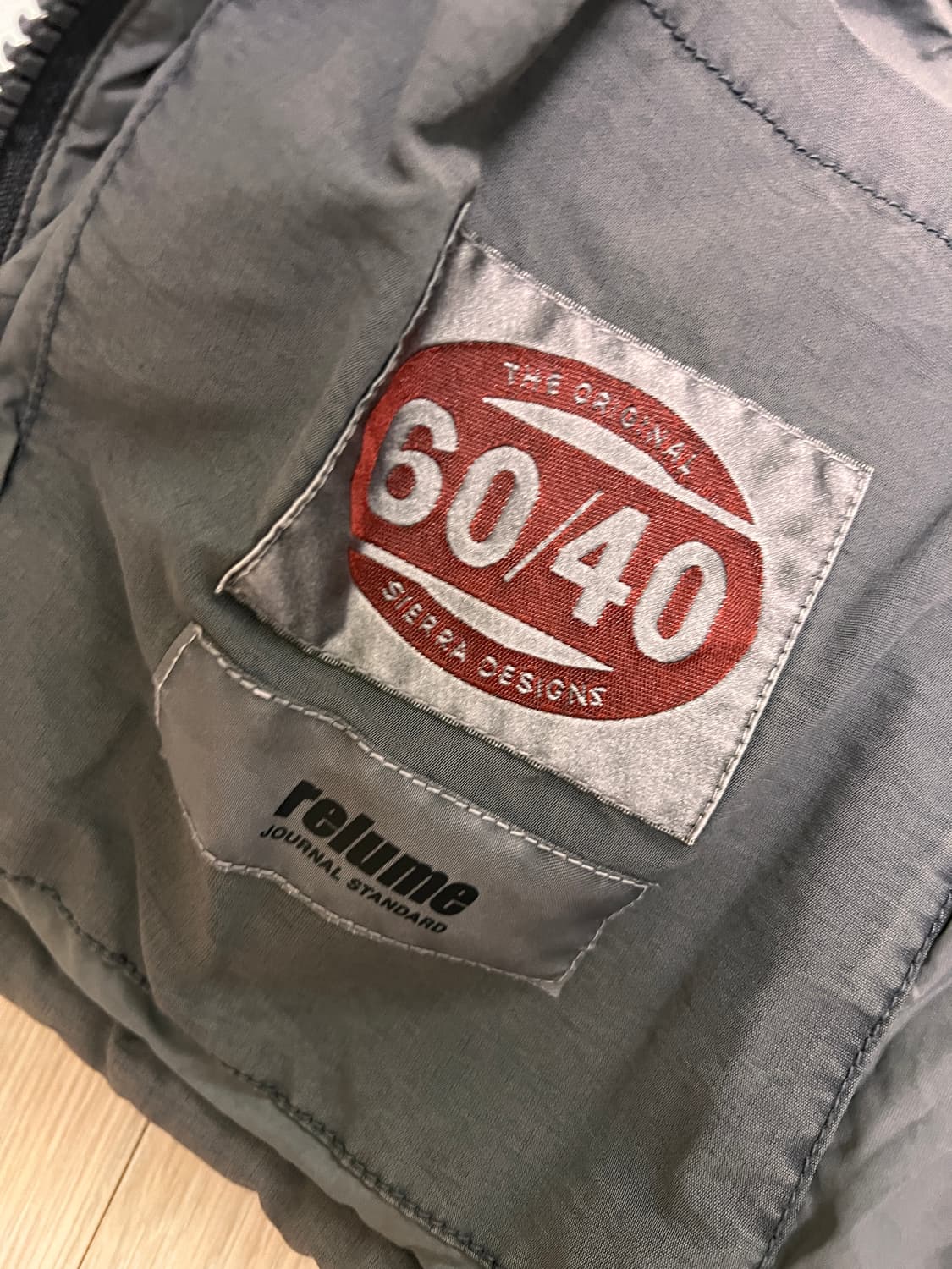 시에라디자인 x 저널스탠다드 가먼트다잉 다운 패딩 M 상품이미지6