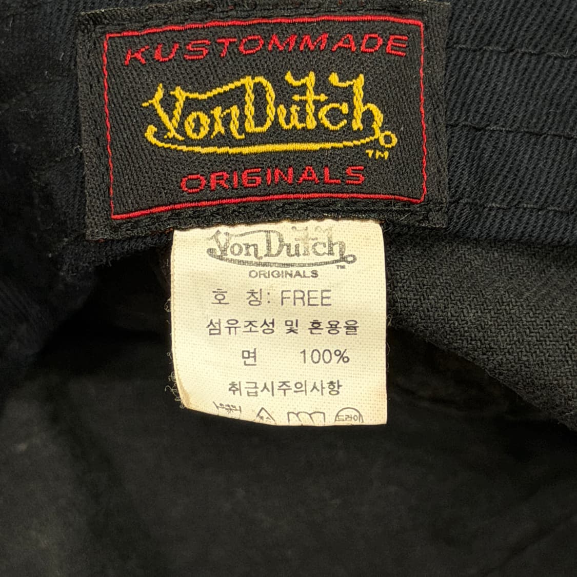 본더치 빈티지 그런지 워싱 펑크 Y2K 볼캡 모자 상품이미지4