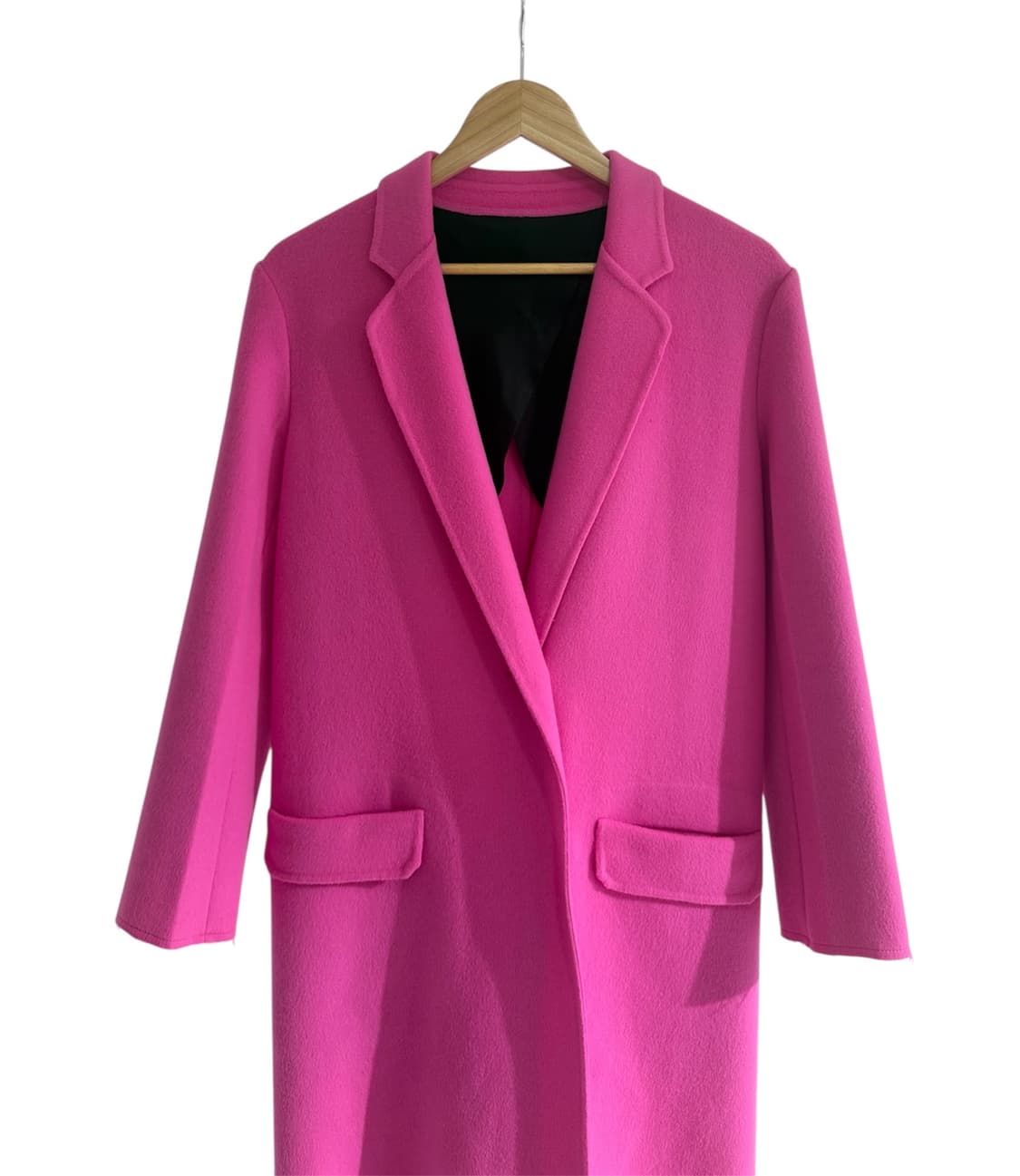 헬무트랭 핫핑크 울 캐시미어 혼방 코트 상품이미지3