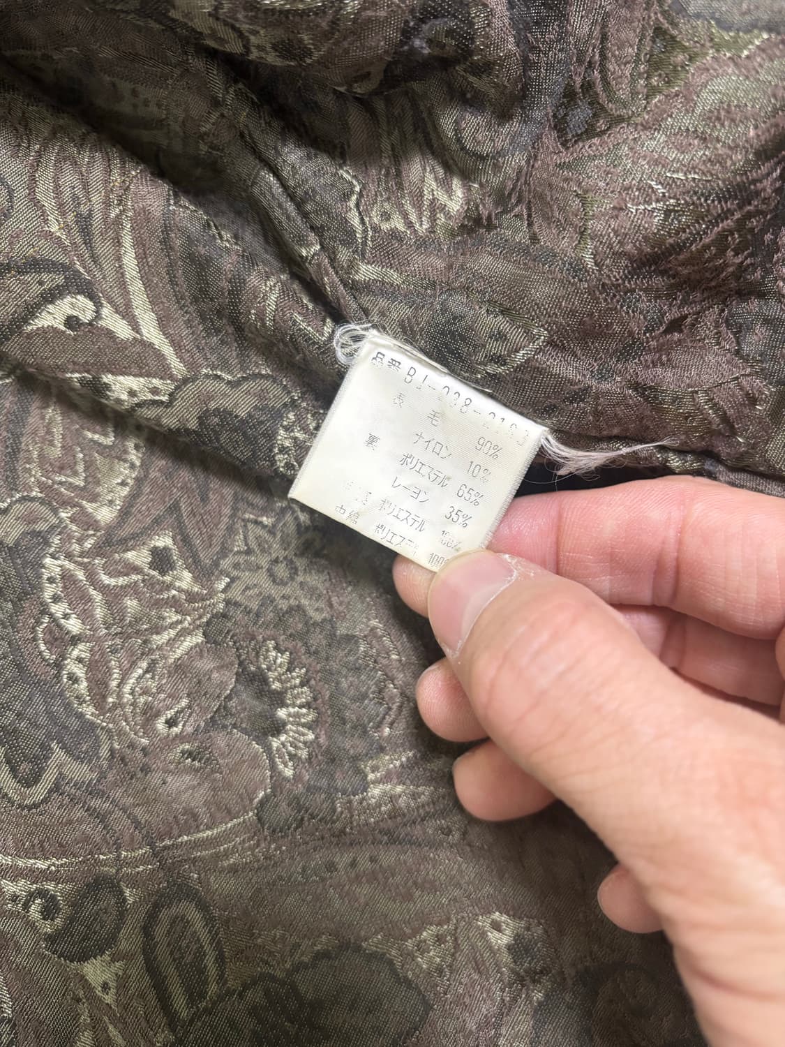 일본판 GHERARDINI 울 자켓 사이즈 105 상품이미지7