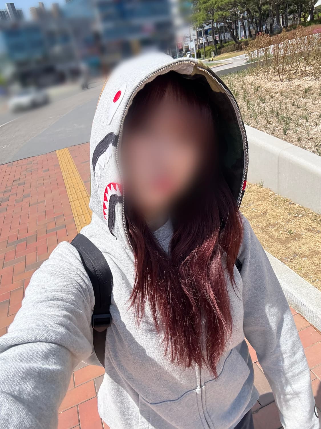 베이프 샤크 후드집업(m) 상품이미지2