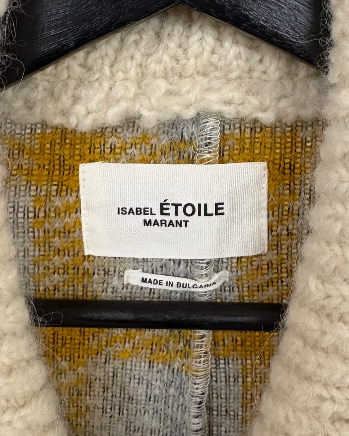 이자벨 마랑 베이지 체크 투웨이 집 울 자켓 상품이미지7