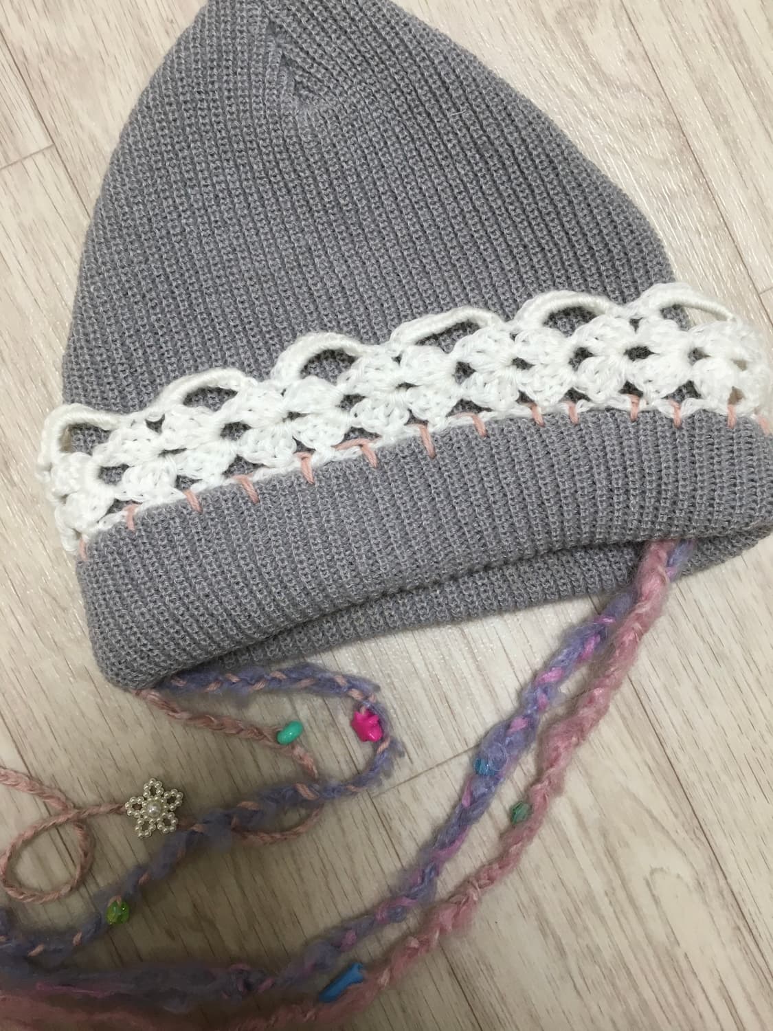 하라주쿠 SHEEP yusho 핸드메이드 비니 상품이미지6