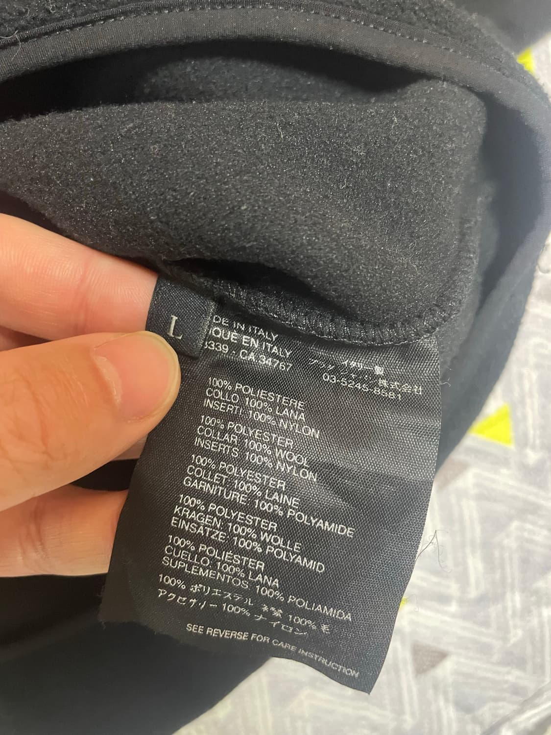 00s 프라다 스포츠 후리스 하프집업 L 상품이미지3