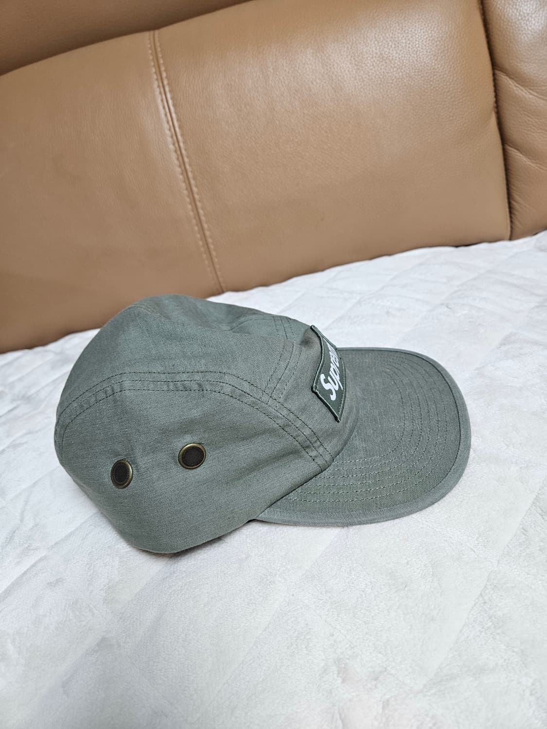 슈프림 밀리터리 캠프캡 모자 볼캡 올리브 25SS 상품이미지3